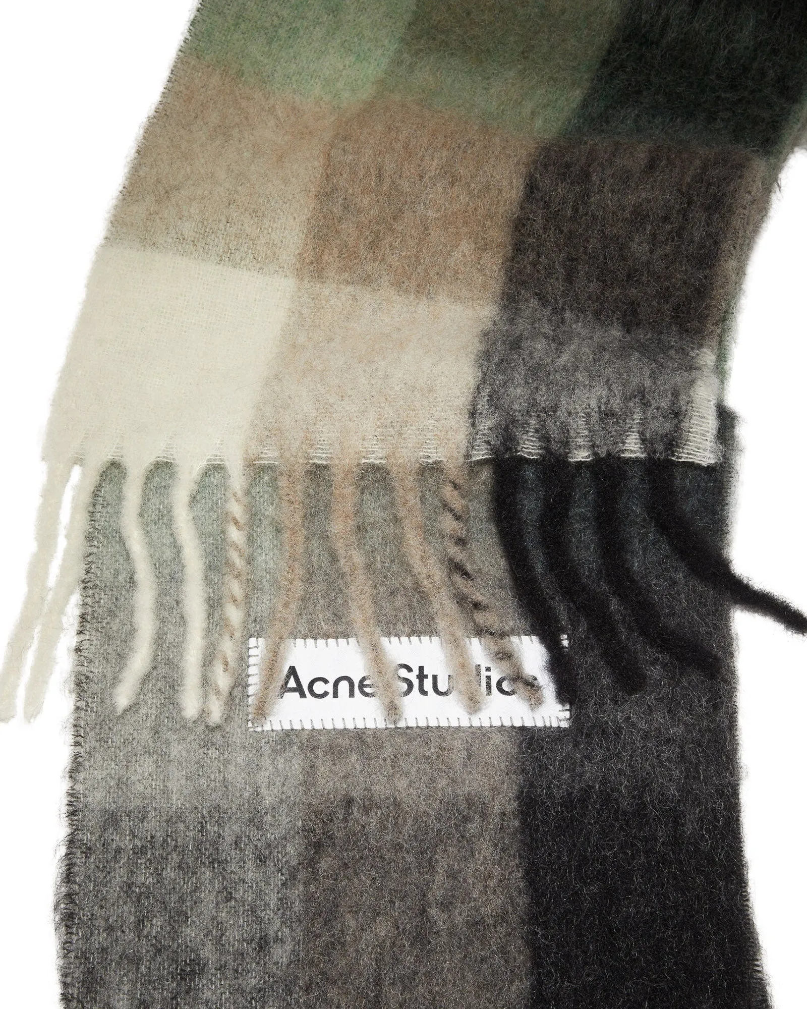 Mohair Checked Scarf sold by TNT Fashion product image thumbnail 2