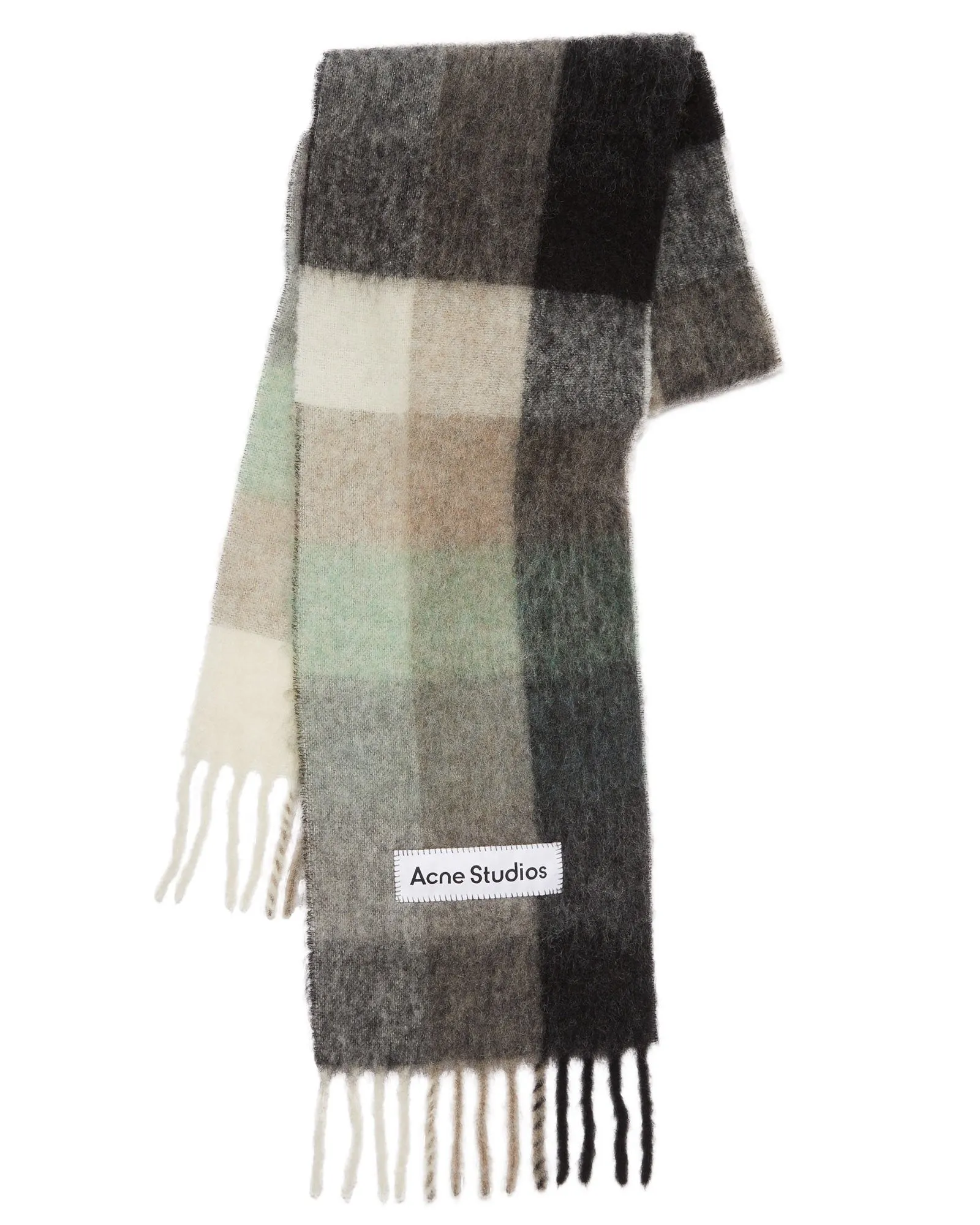 Mohair Checked Scarf sold by TNT Fashion