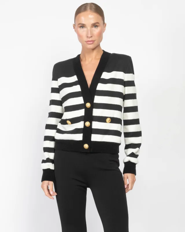 Stripe Jersey Cardigan sold by TNT Fashion