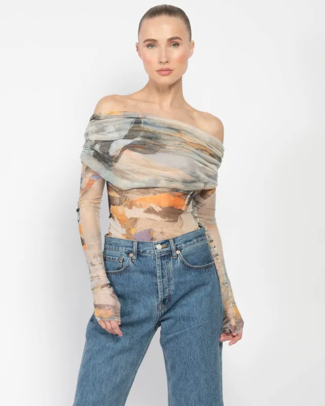 Veiled Top sold by TNT Fashion