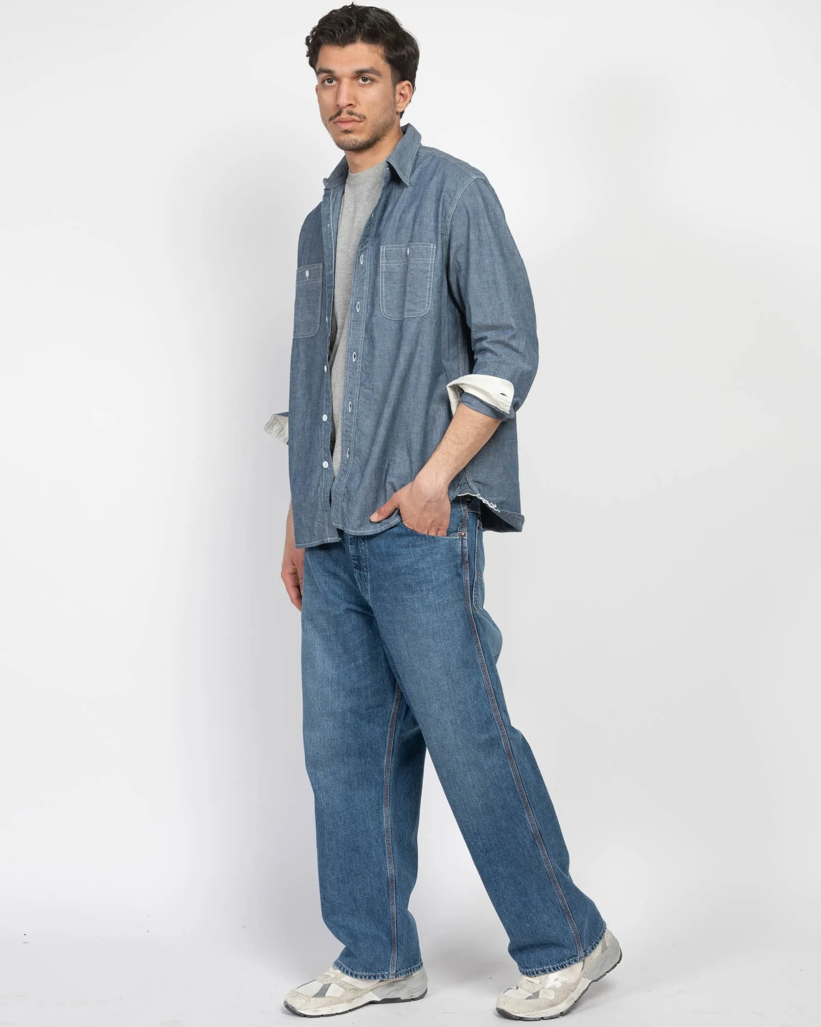 Chambray Shirt sold by TNT Fashion product image thumbnail 2
