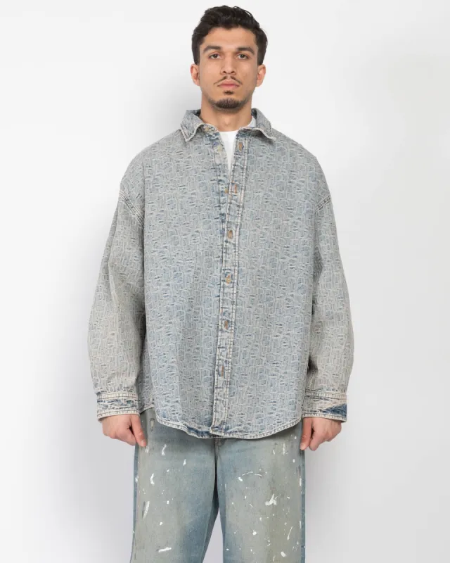 Denim Button Shirt sold by TNT Fashion