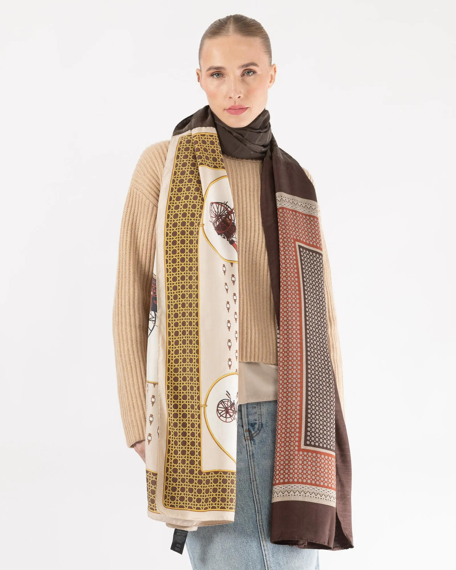 Scarf With Vintage Foulard sold by TNT Fashion product image thumbnail 2