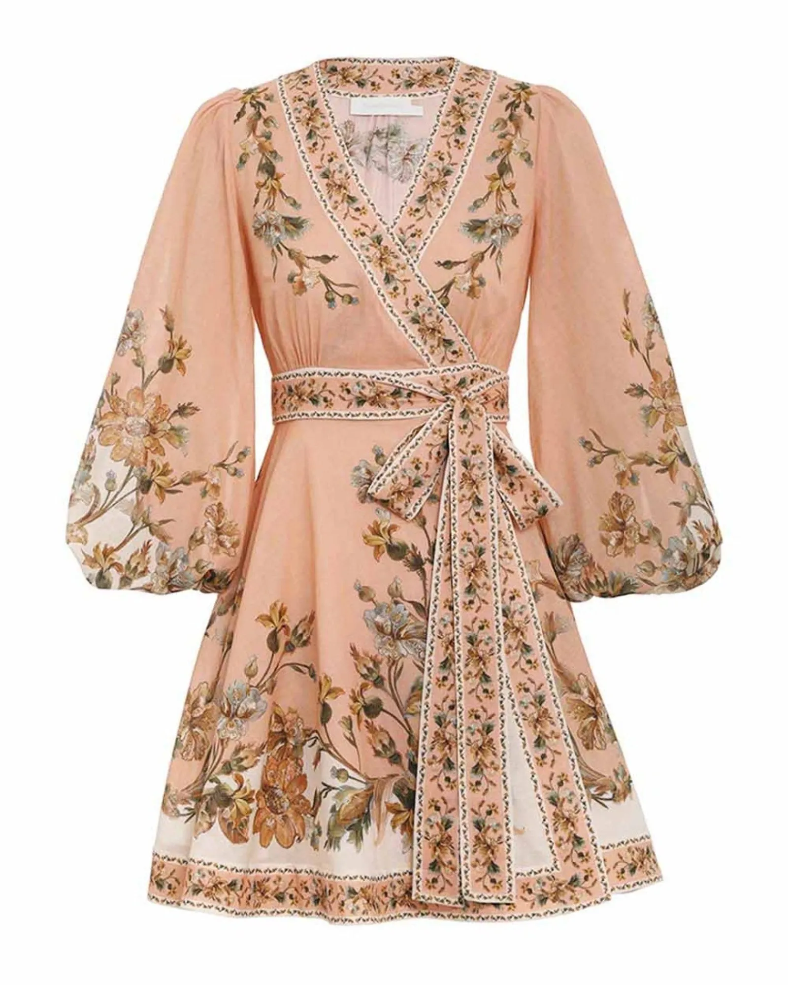 Chintz Wrap Mini Dress sold by TNT Fashion product image thumbnail 5