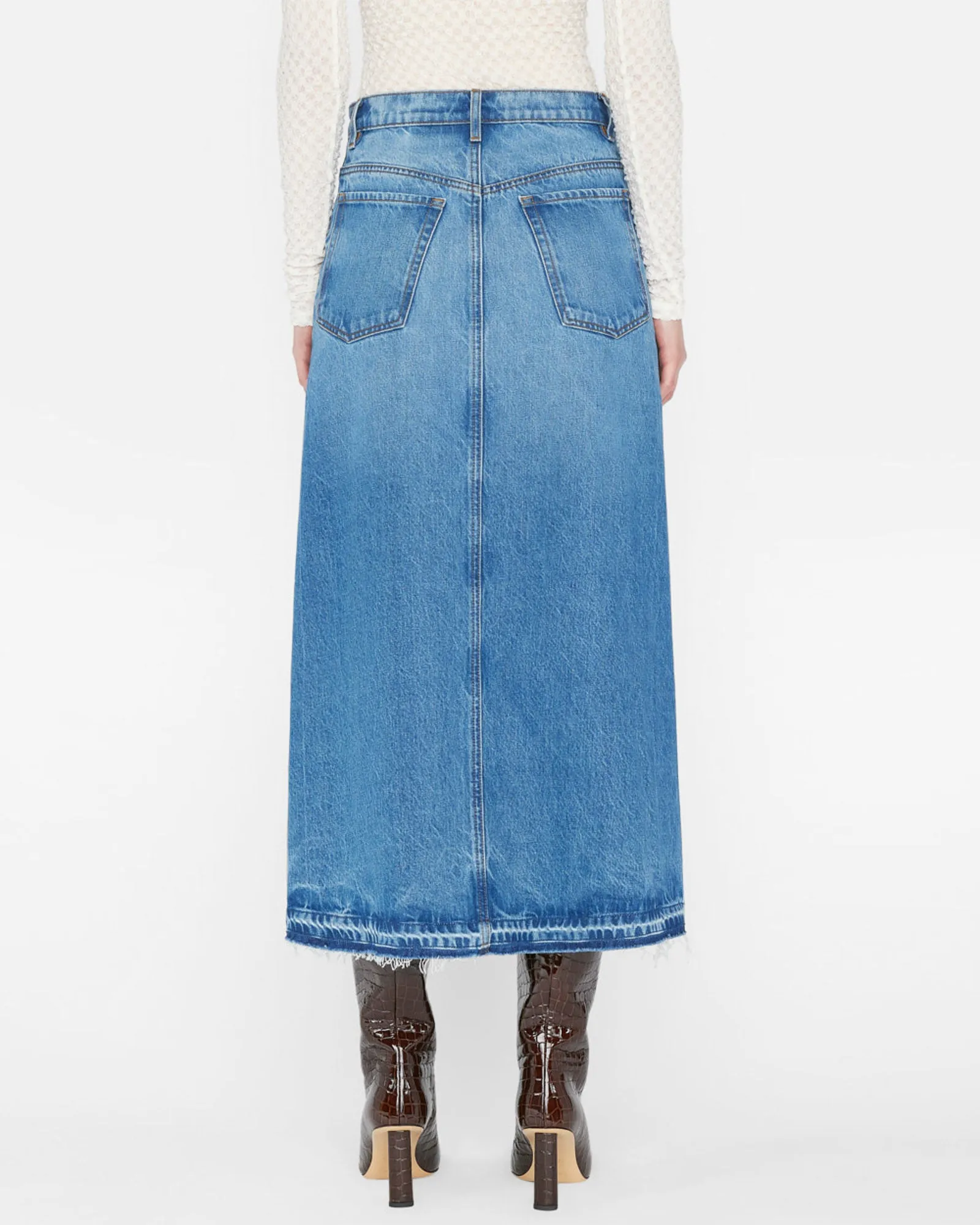 Midaxi Denim Skirt sold by TNT Fashion product image thumbnail 3