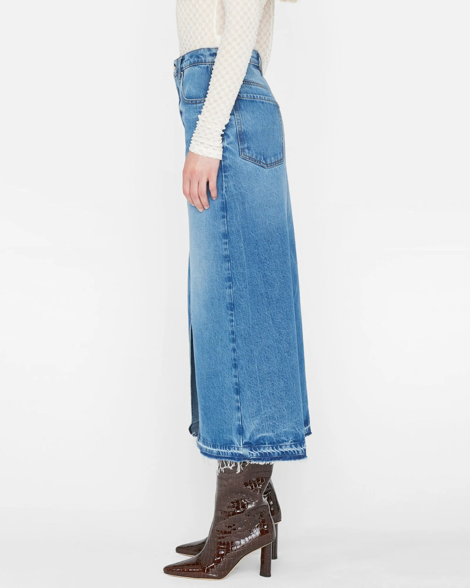 Midaxi Denim Skirt sold by TNT Fashion product image thumbnail 4