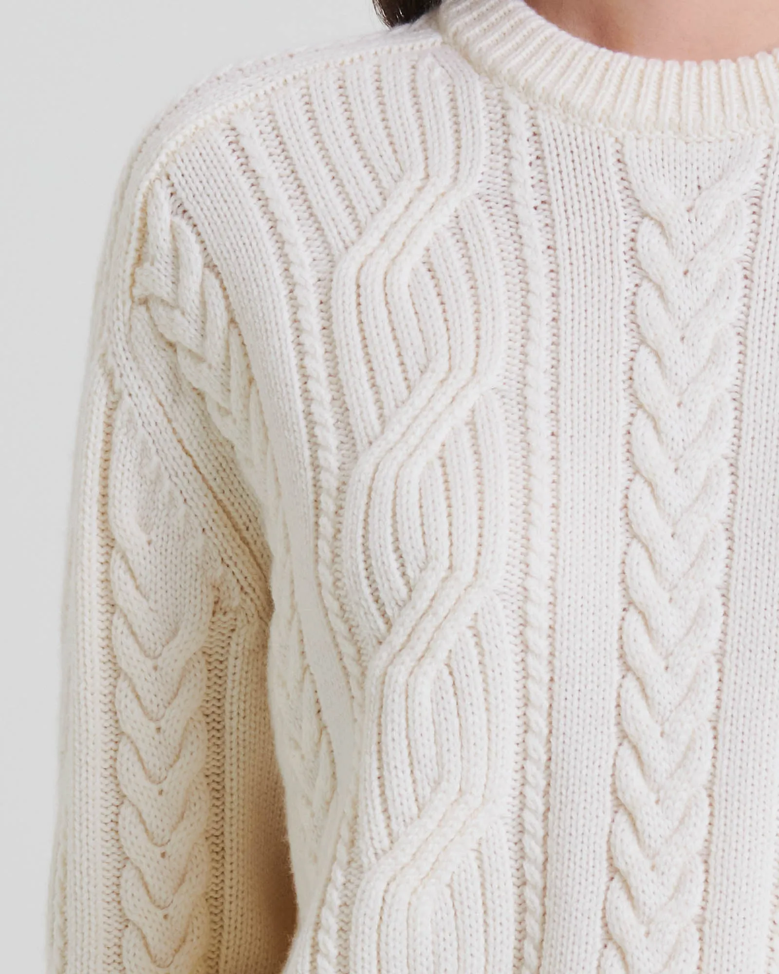 Cable Crewneck Sweater sold by TNT Fashion product image thumbnail 4