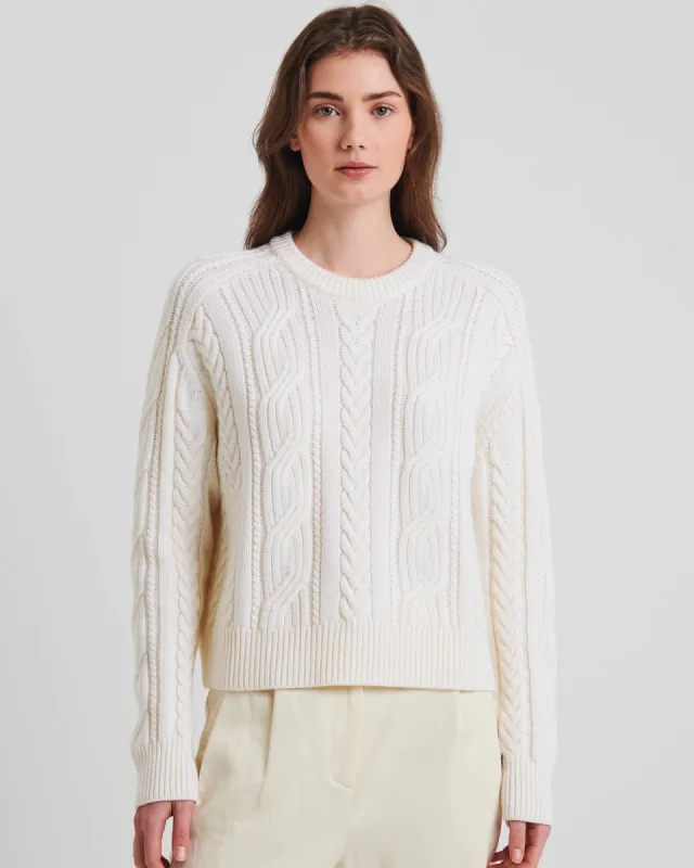 Cable Crewneck Sweater sold by TNT Fashion