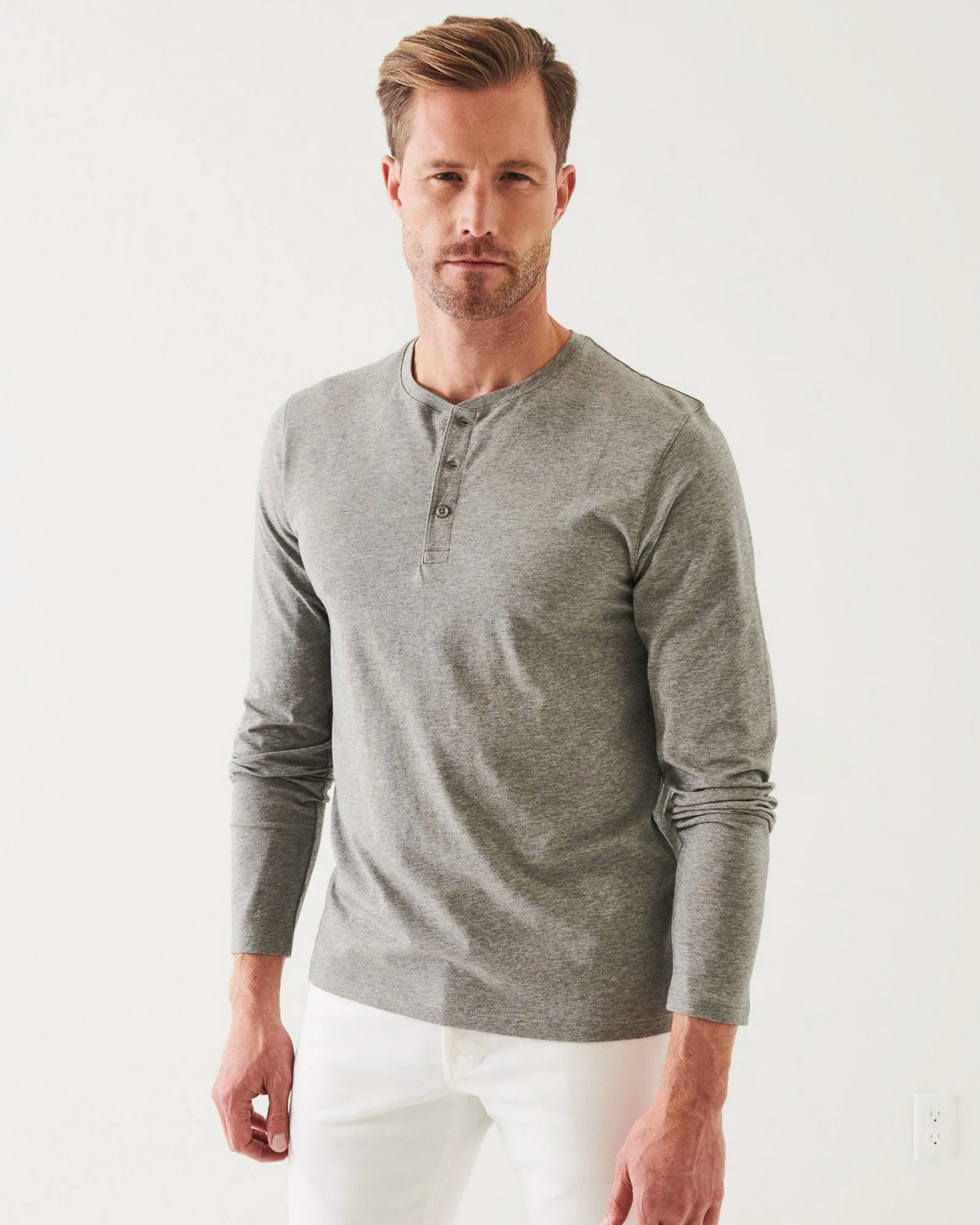 Long Sleeve Henley Shirt sold by TNT Fashion product image thumbnail 4