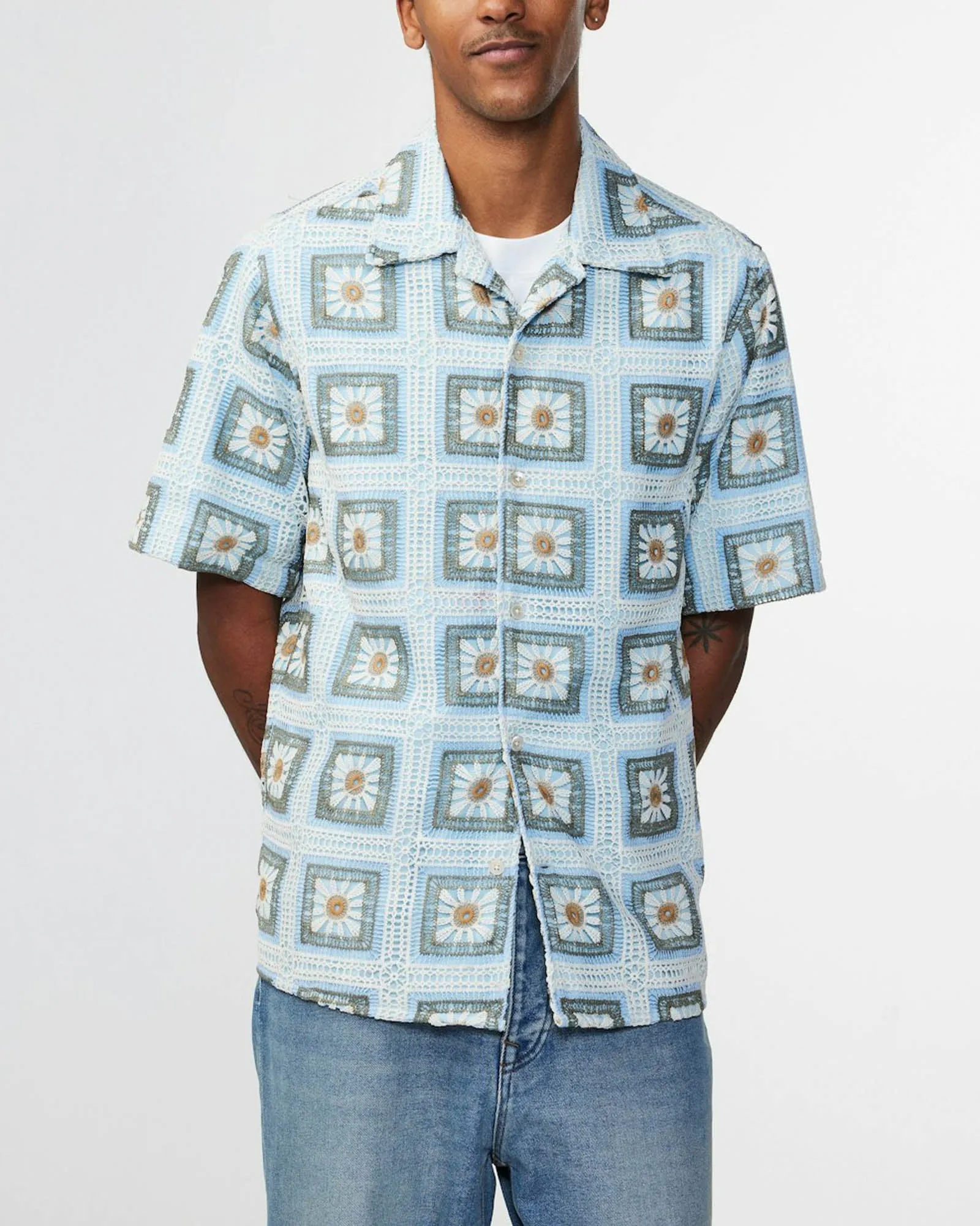 Julio 5391 Crochet Shirt sold by TNT Fashion