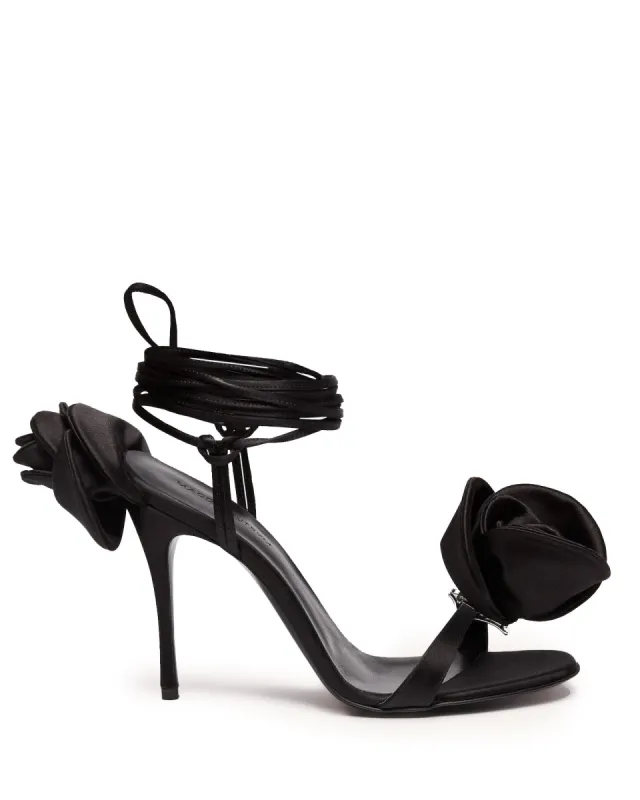 Wrap Around Flower Heels sold by TNT Fashion