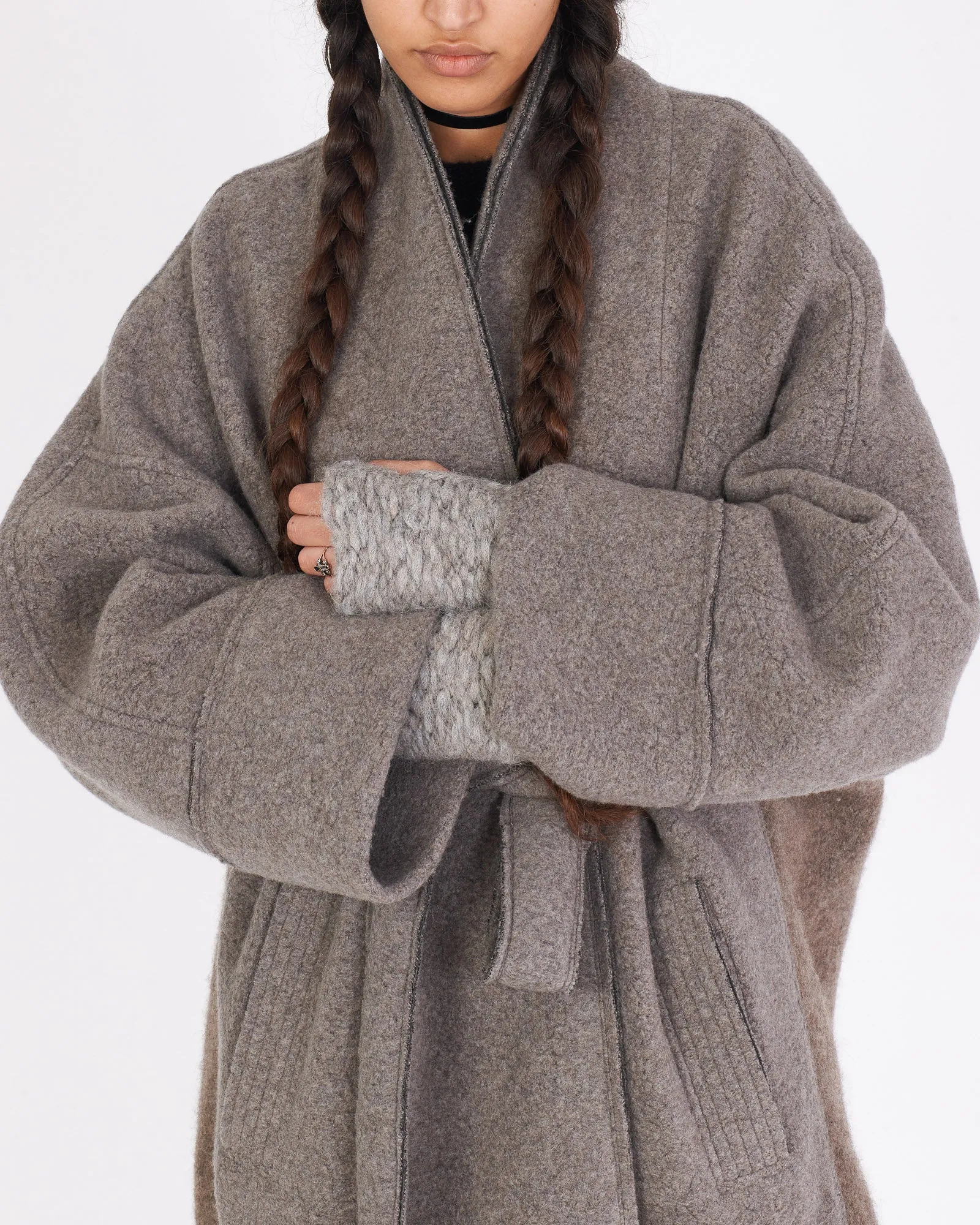 Belted Knit Coat sold by TNT Fashion product image thumbnail 4