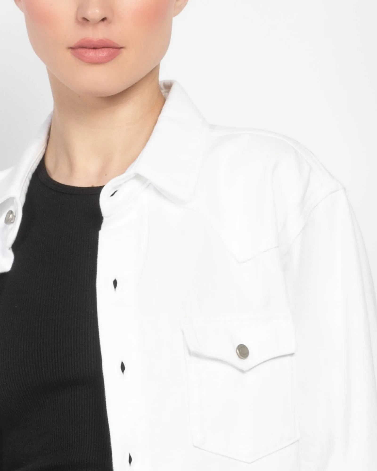 Stefy Crop Denim Jacket sold by TNT Fashion product image thumbnail 5