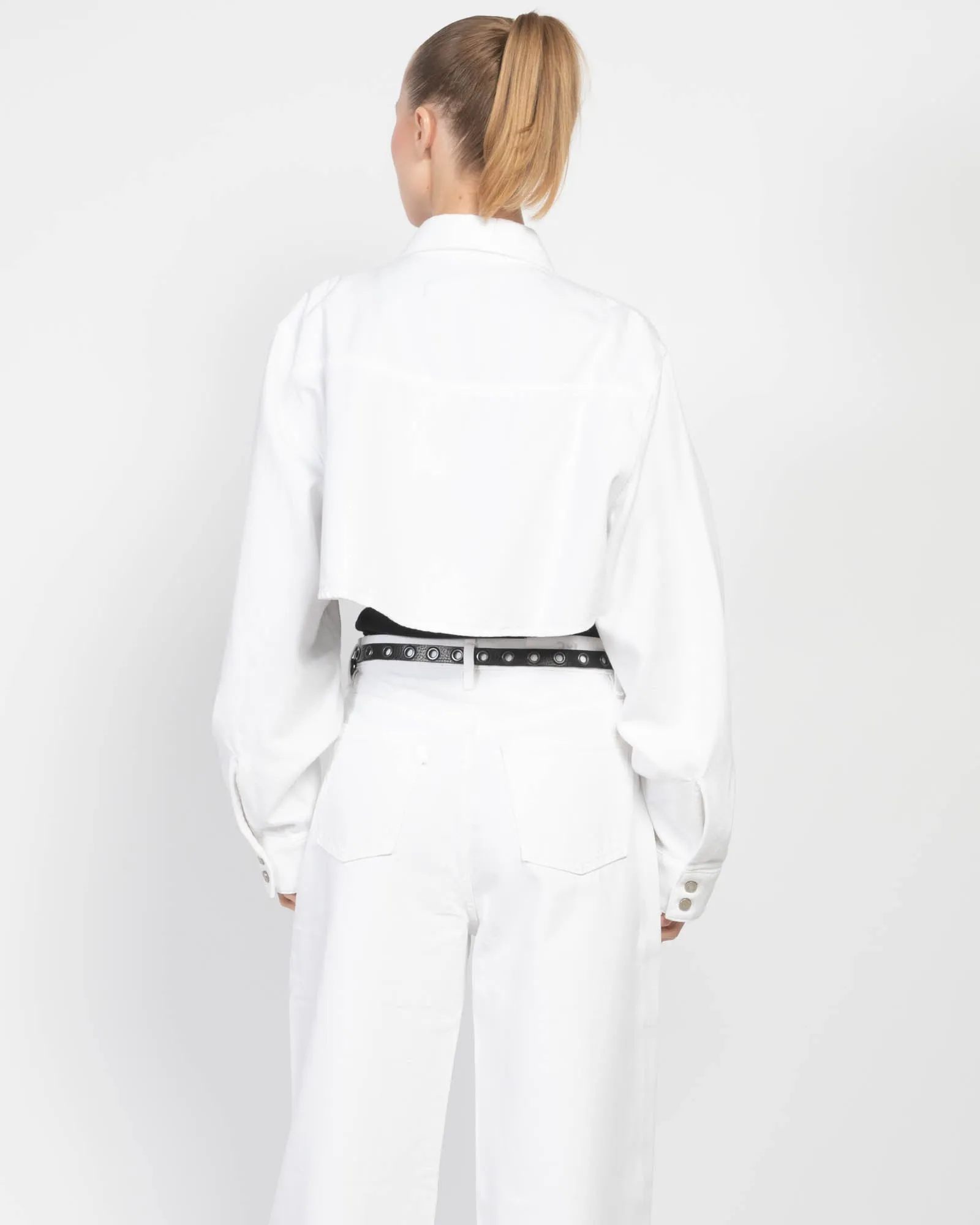 Stefy Crop Denim Jacket sold by TNT Fashion product image thumbnail 4