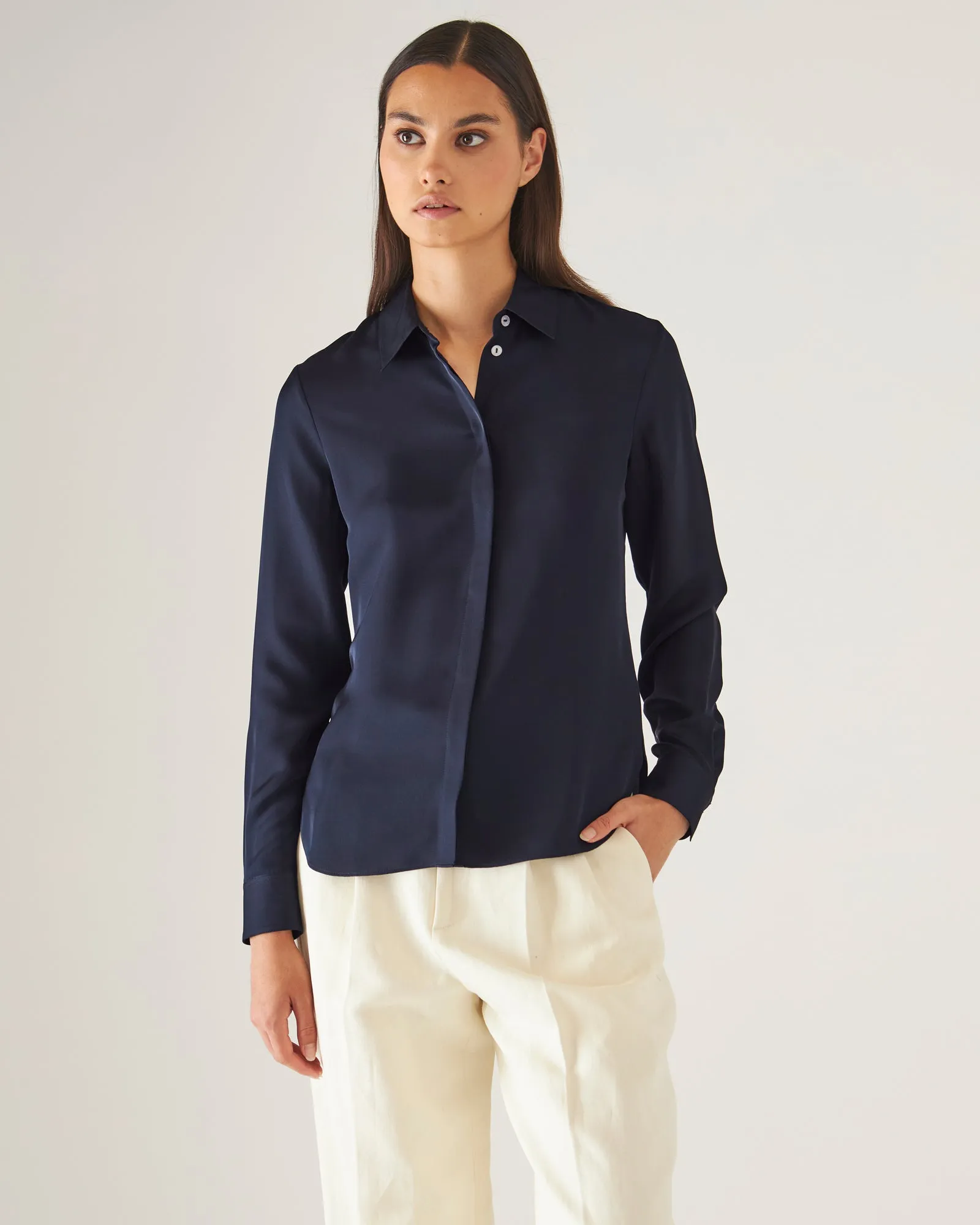 Silk Classic Shirt sold by TNT Fashion