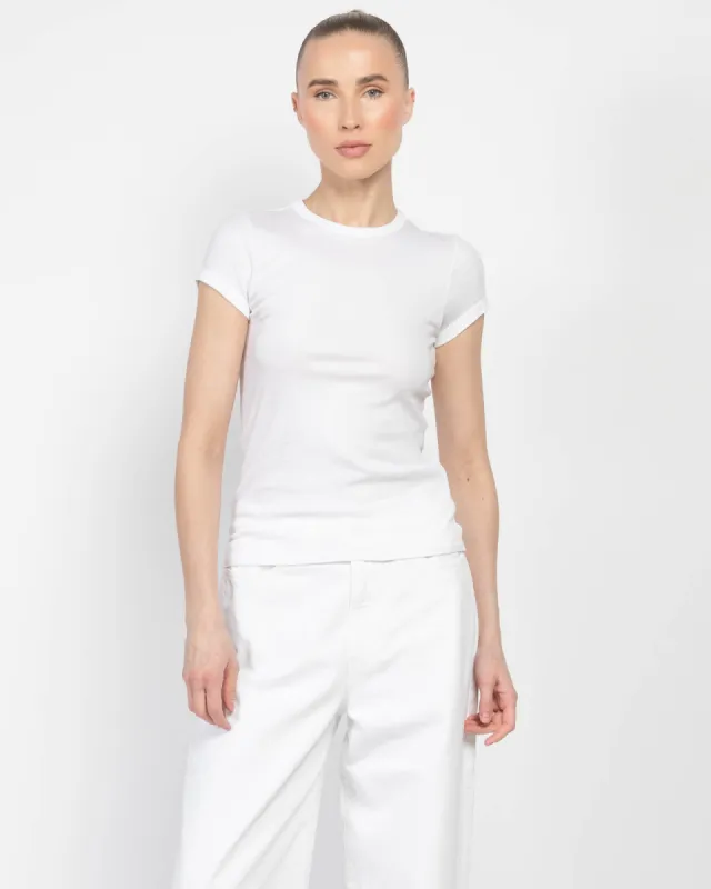 Cap Sleeve Crewneck Tee sold by TNT Fashion