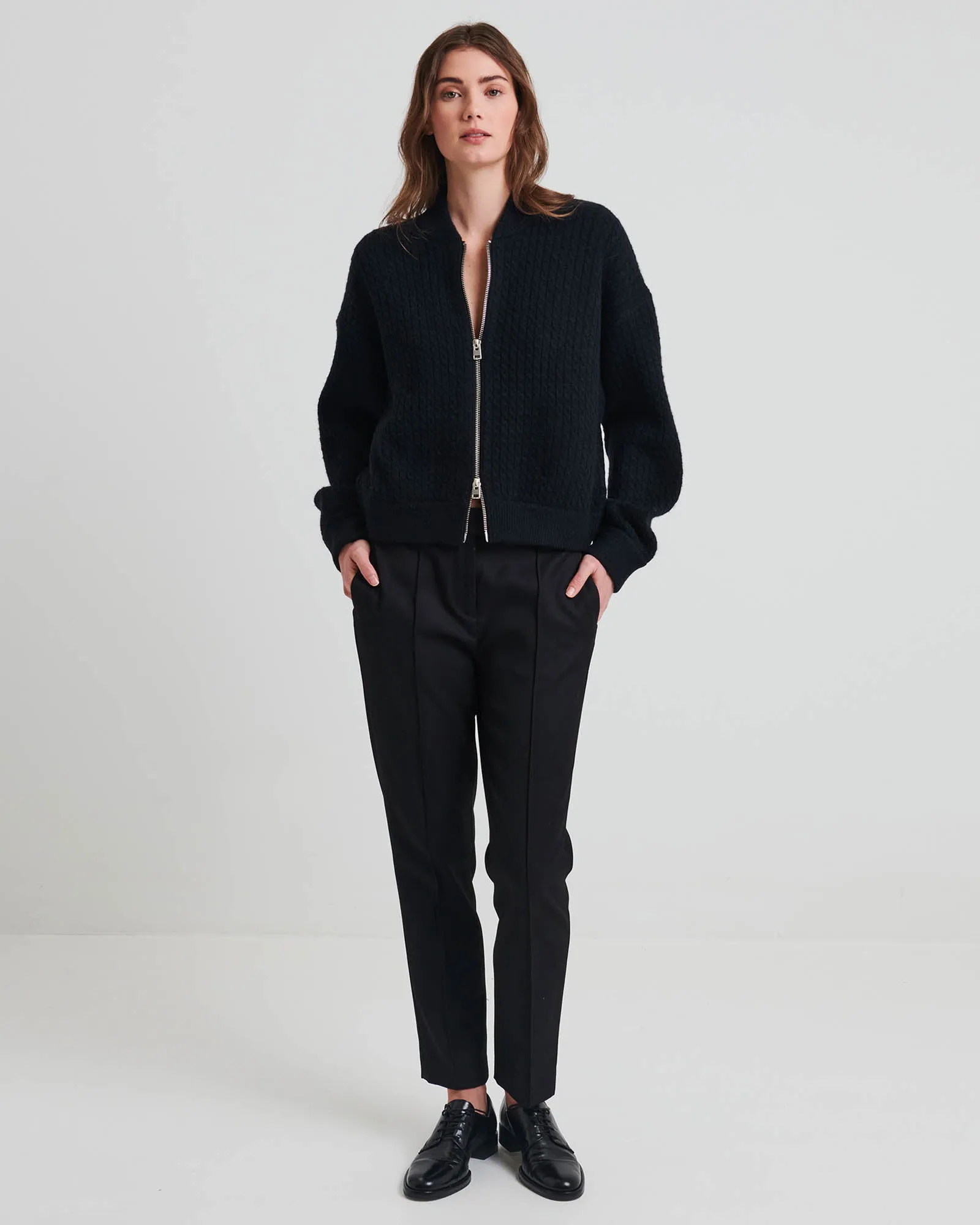 Cable Zip Jacket sold by TNT Fashion product image thumbnail 2