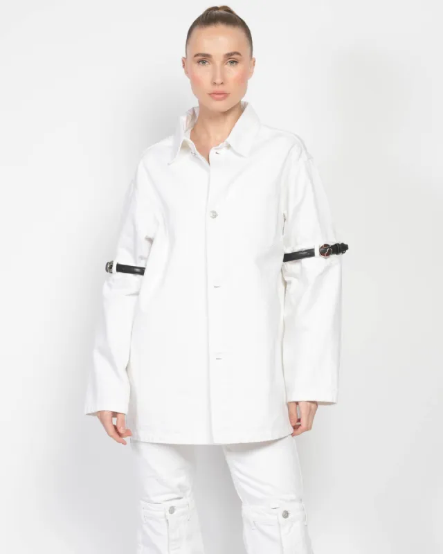 Hybrid Denim Overshirt sold by TNT Fashion