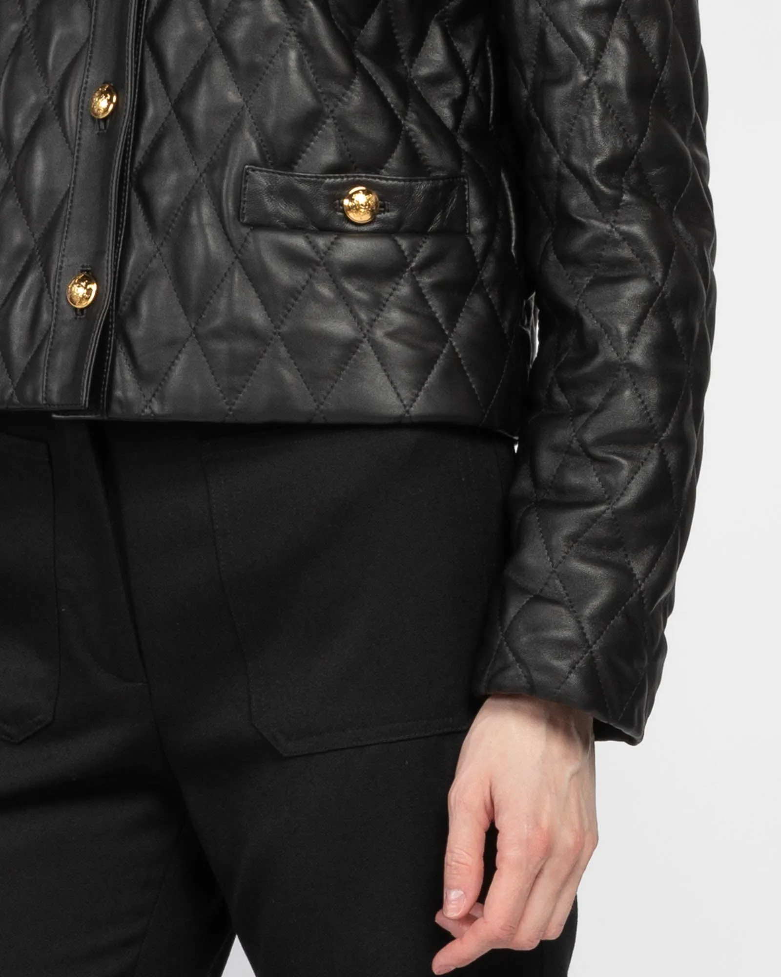 Amy Quilted Leather Jacket sold by TNT Fashion product image thumbnail 5