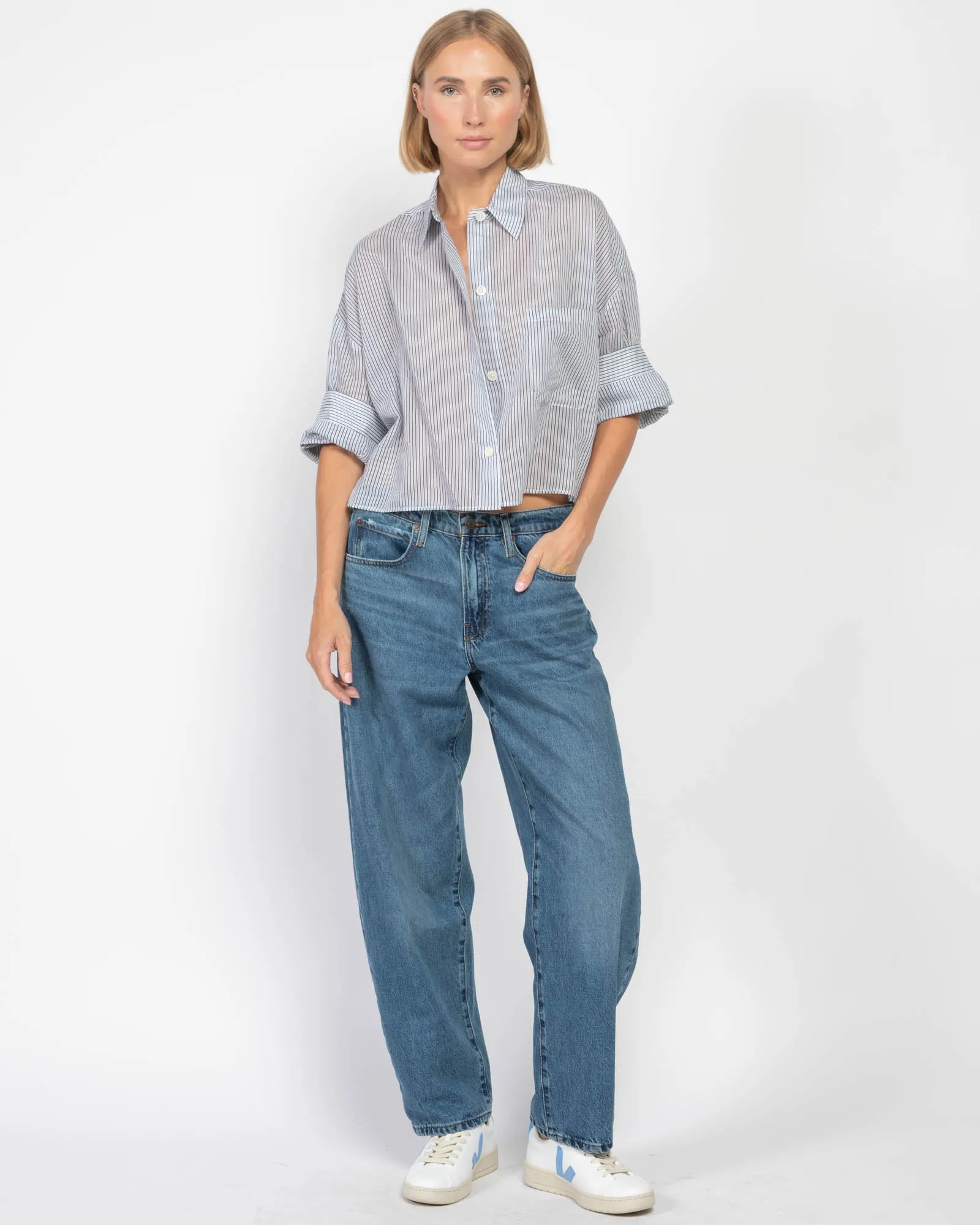 Low Slung Barrel Jeans sold by TNT Fashion product image thumbnail 2