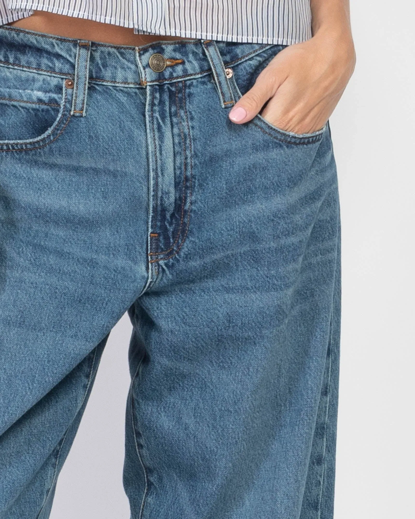 Low Slung Barrel Jeans sold by TNT Fashion product image thumbnail 5