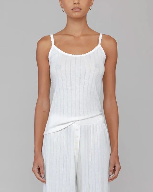 Pointelle Classic Tank sold by TNT Fashion