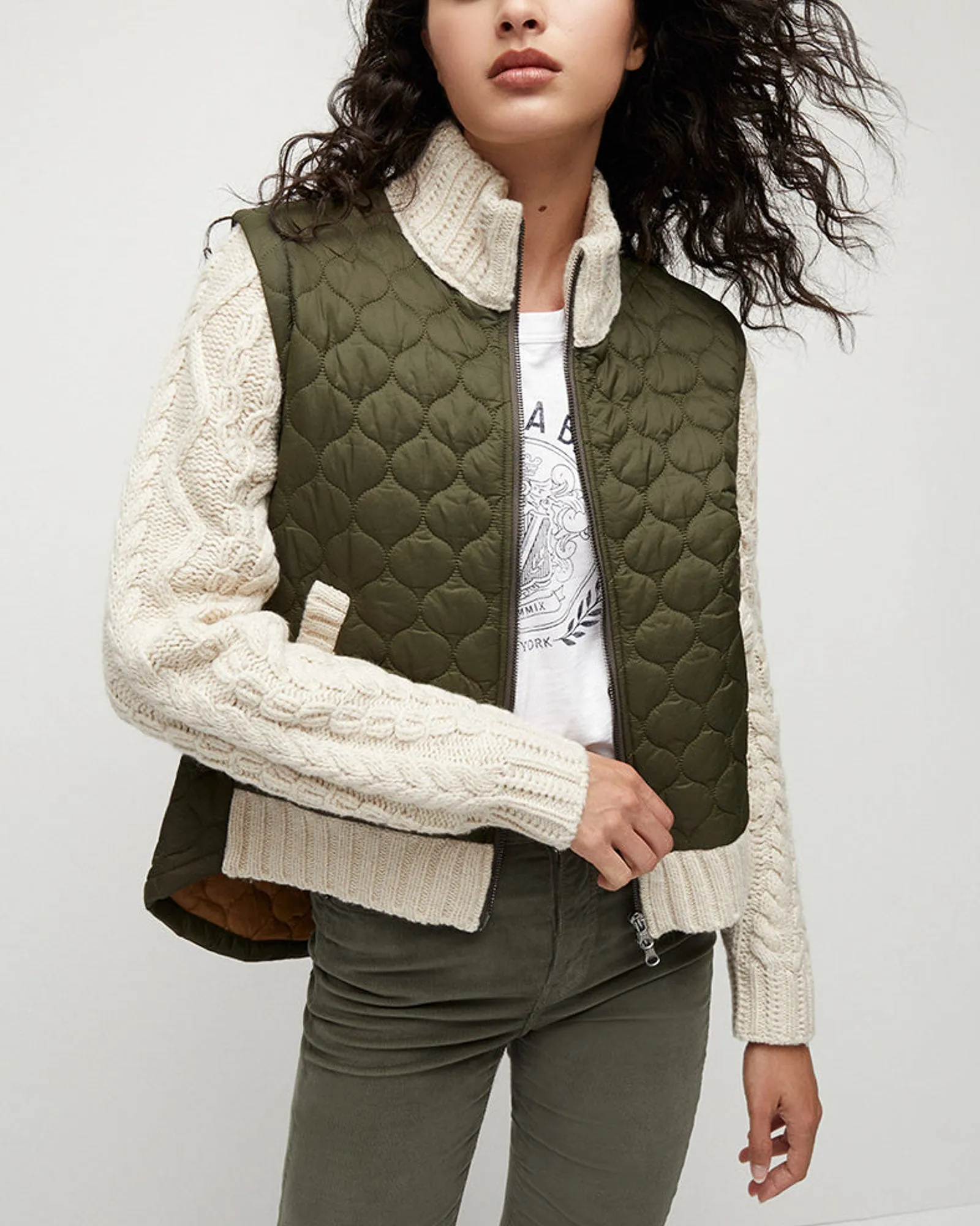 Patra Mixed-Media Jacket sold by TNT Fashion