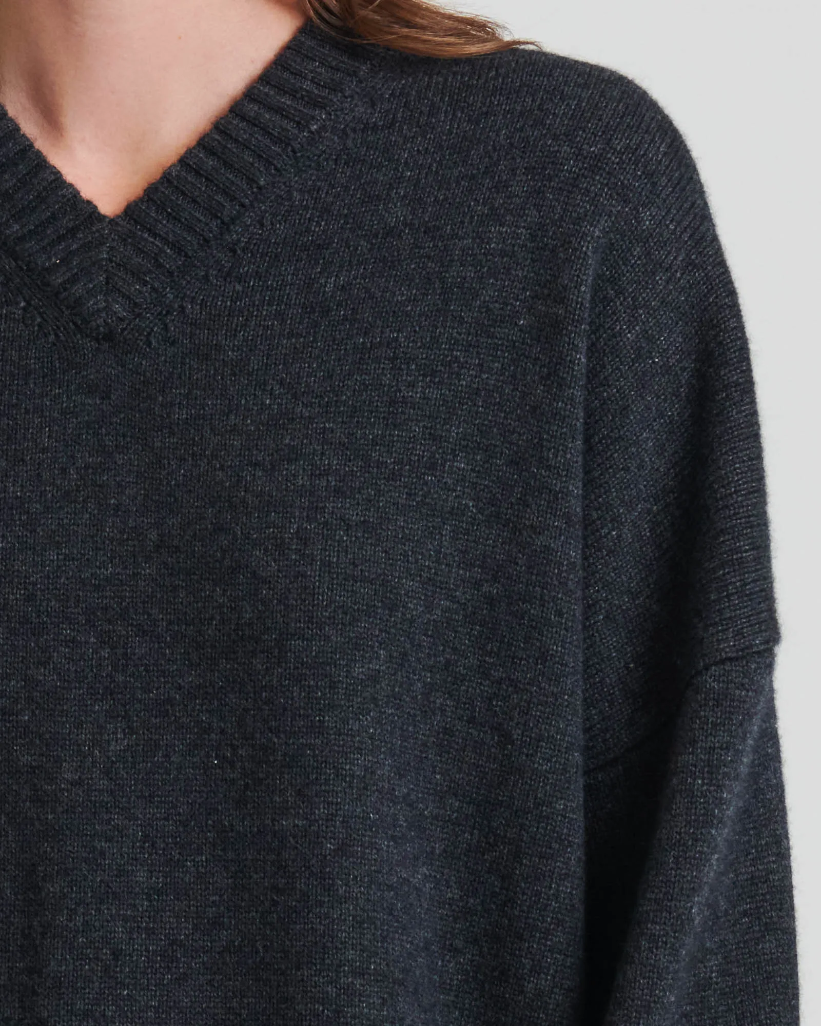 Oversized V-Neck Sweater sold by TNT Fashion product image thumbnail 4