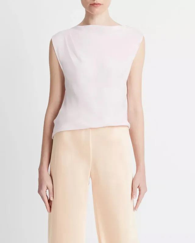 Asymmetrical Drape Blouse sold by TNT Fashion