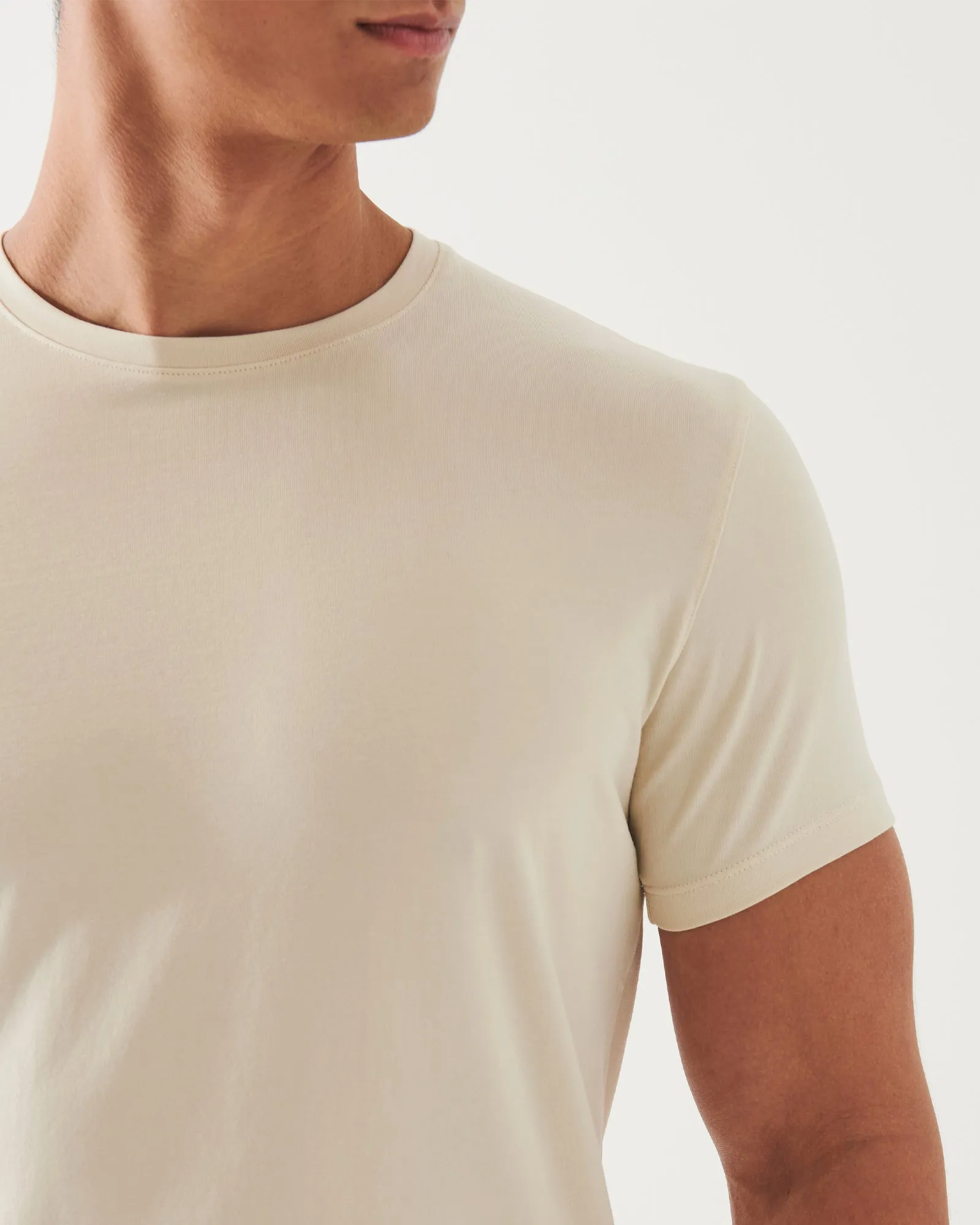 Short Sleeve Stretch Crew Tee sold by TNT Fashion product image thumbnail 3