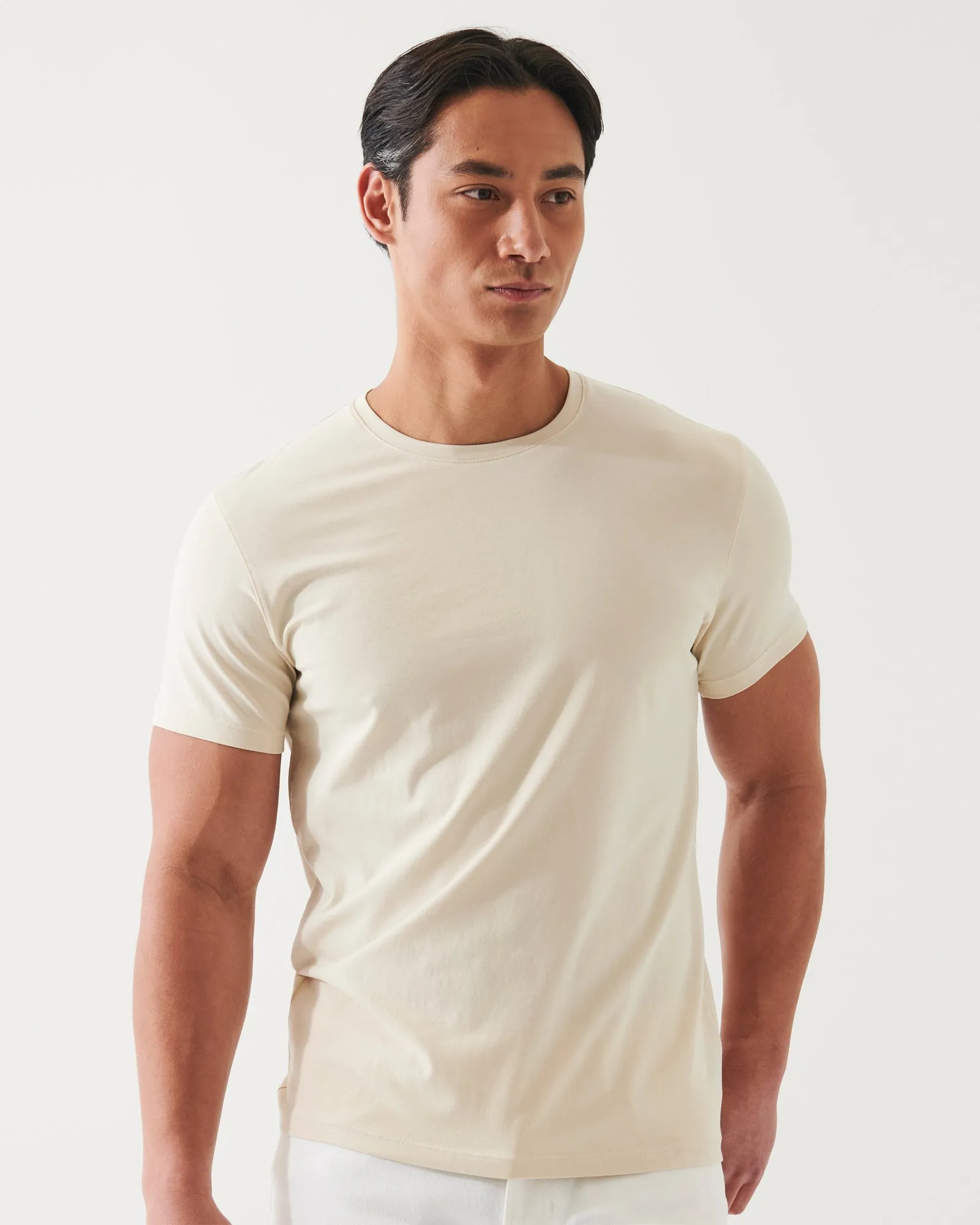 Short Sleeve Stretch Crew Tee sold by TNT Fashion product image thumbnail 2