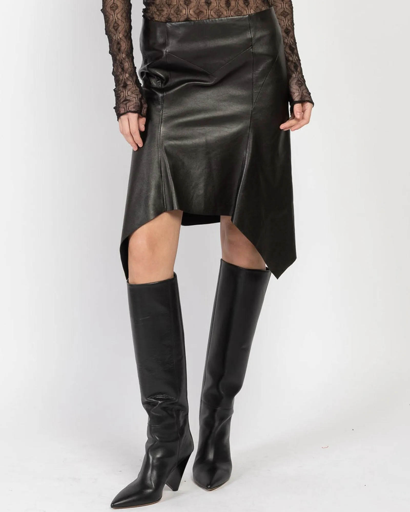 Jill Leather Skirt sold by TNT Fashion