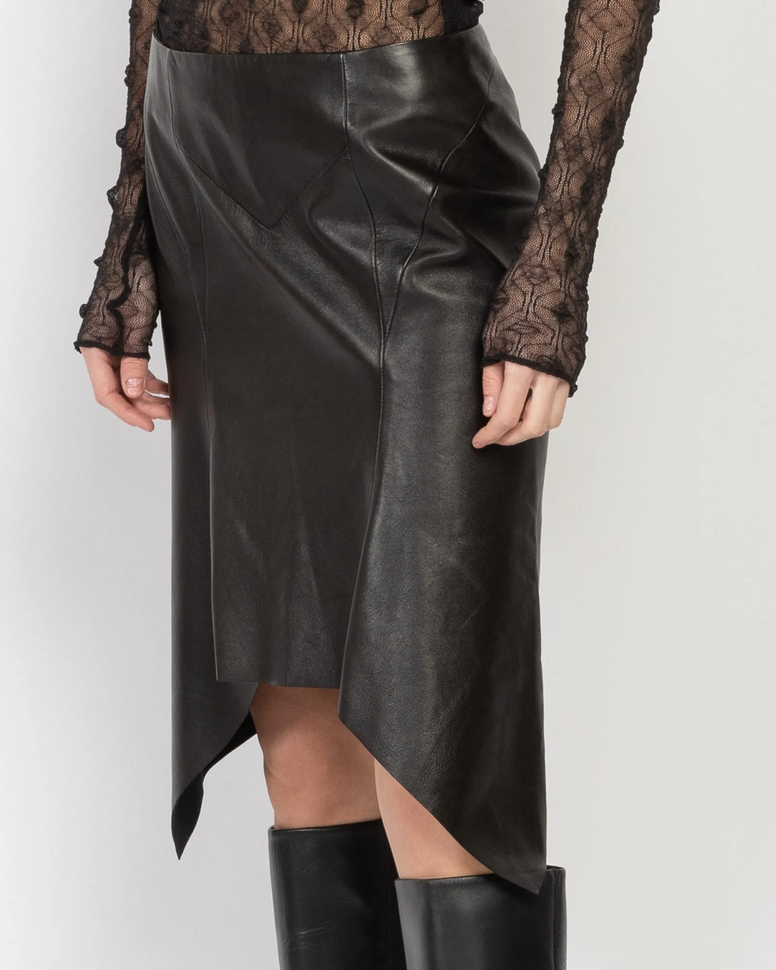 Jill Leather Skirt sold by TNT Fashion product image thumbnail 4