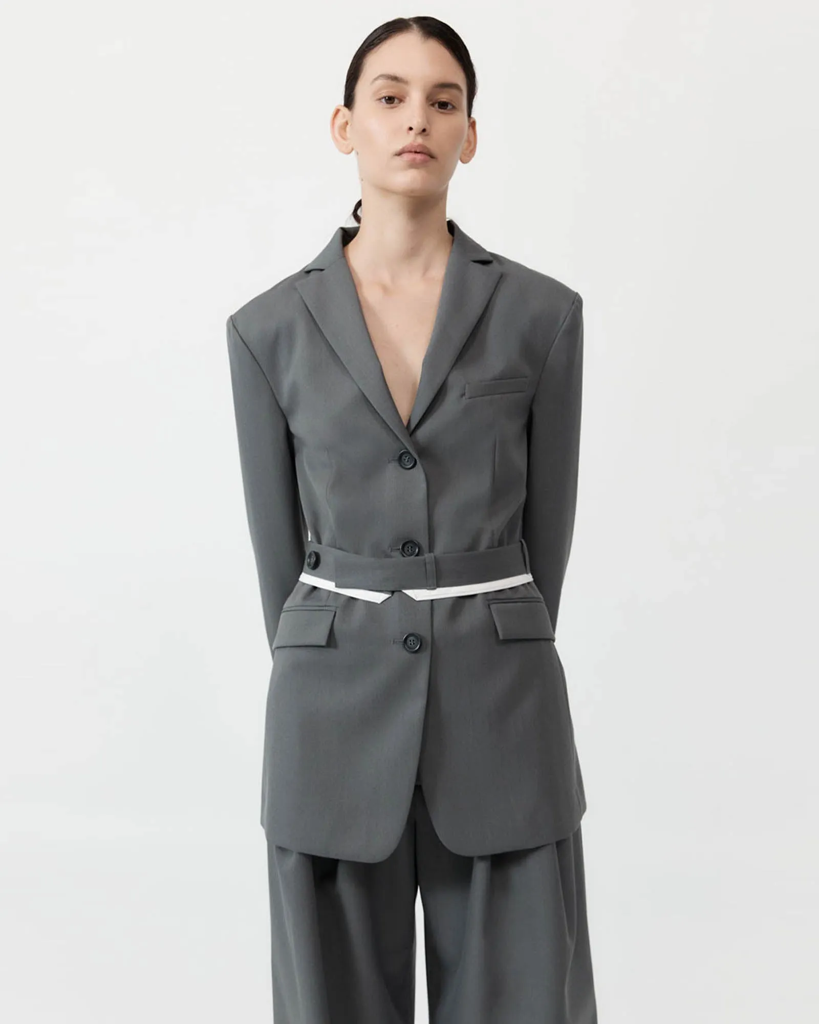 Belted Blazer sold by TNT Fashion