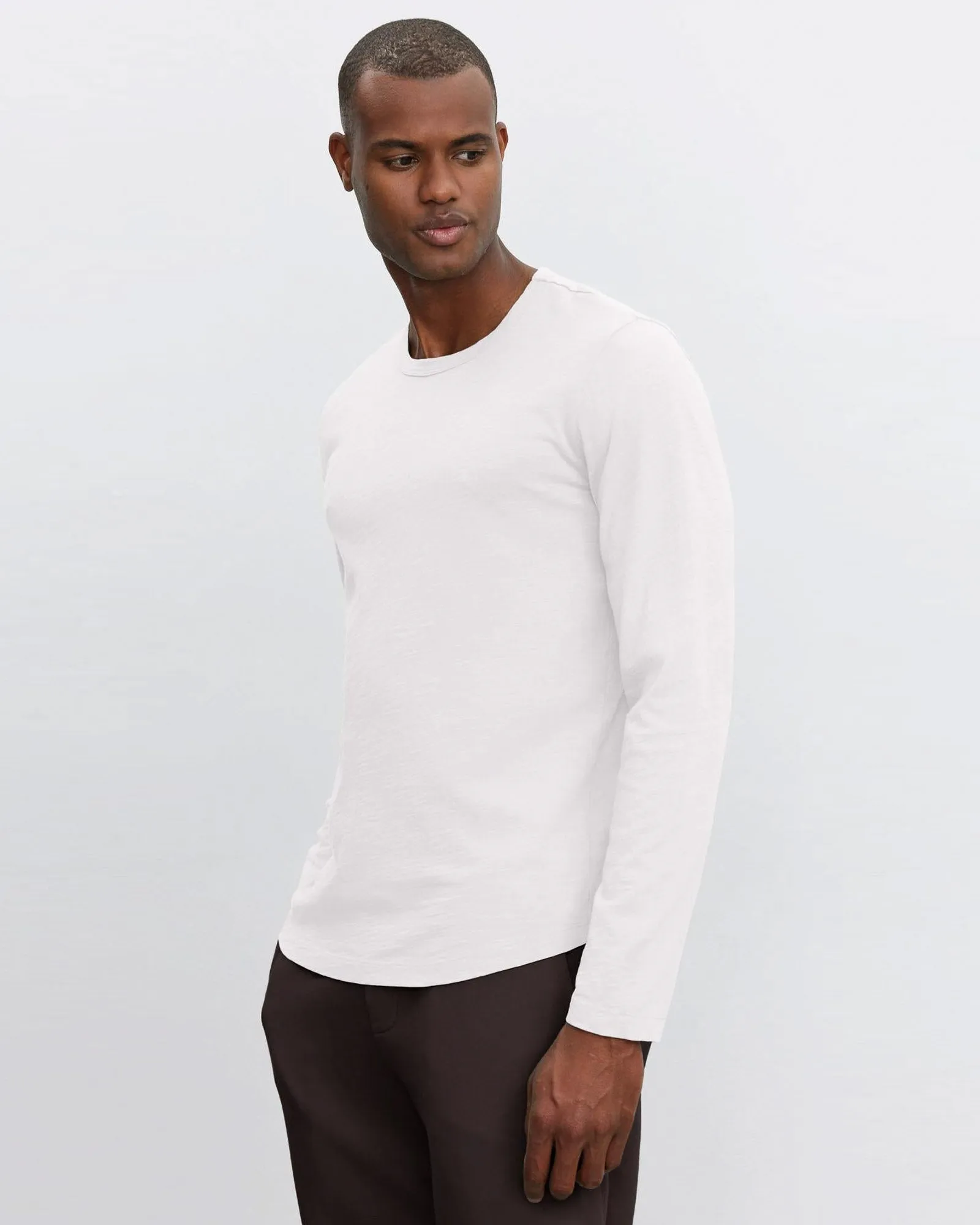 Classic Slub Crew Long Sleeve sold by TNT Fashion product image thumbnail 2