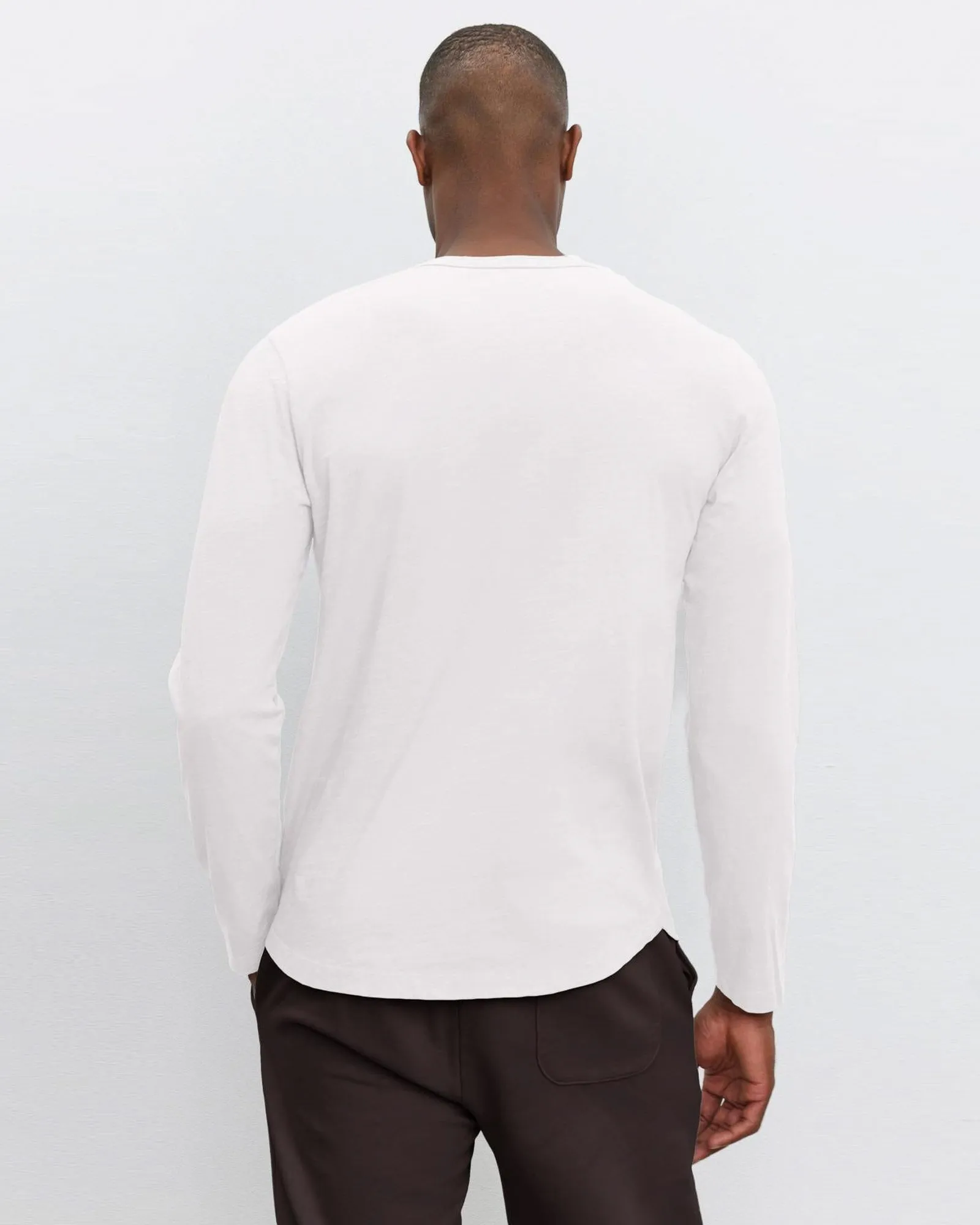 Classic Slub Crew Long Sleeve sold by TNT Fashion product image thumbnail 3