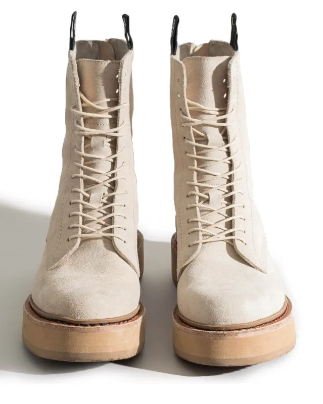 Suede Single Stack Boots sold by TNT Fashion