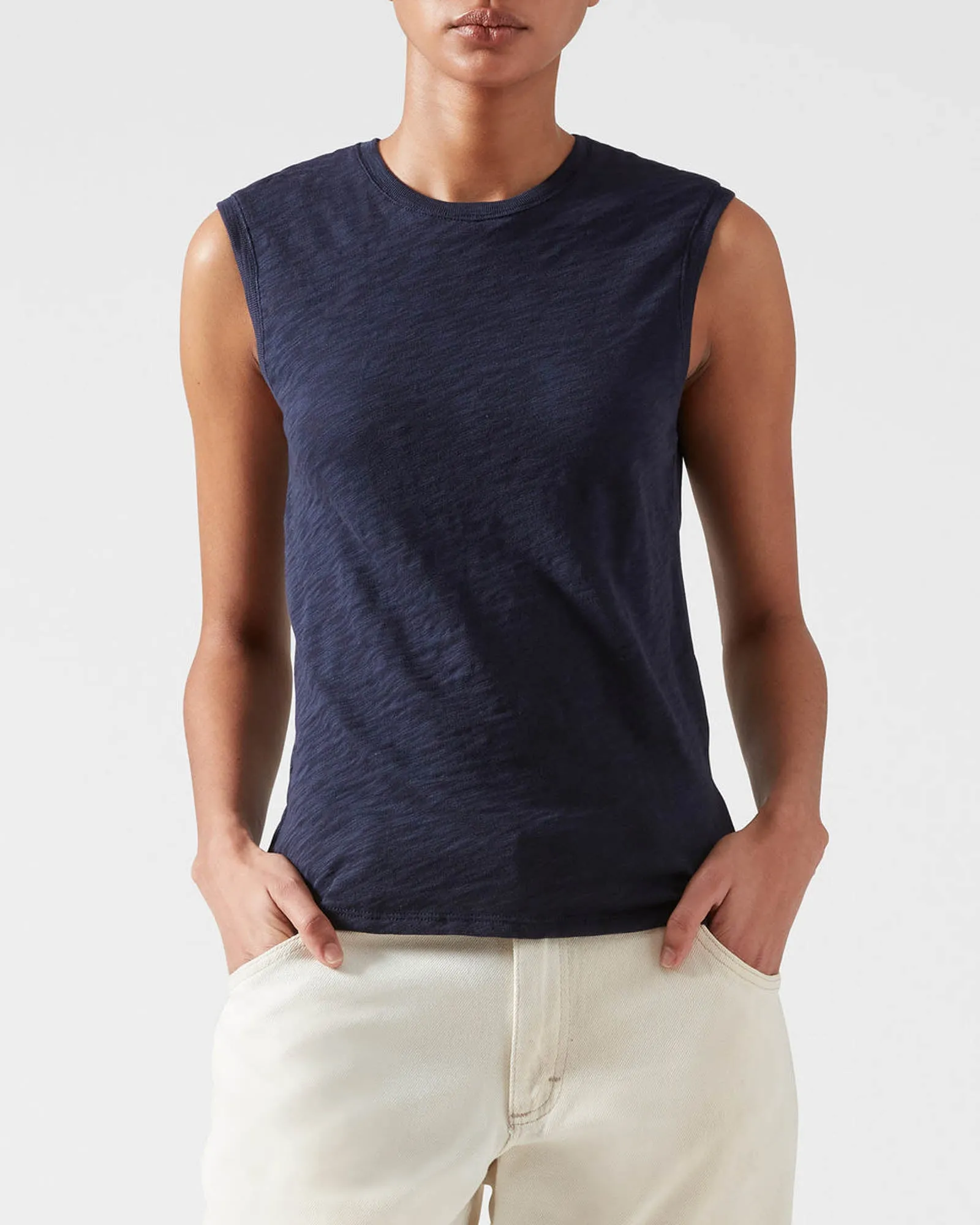 Sleeveless School Boy Tee sold by TNT Fashion