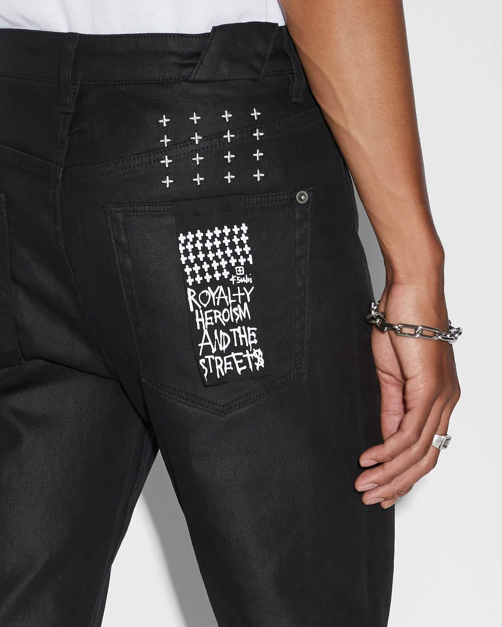 Chitch Waxed Sliver Jeans sold by TNT Fashion product image thumbnail 5