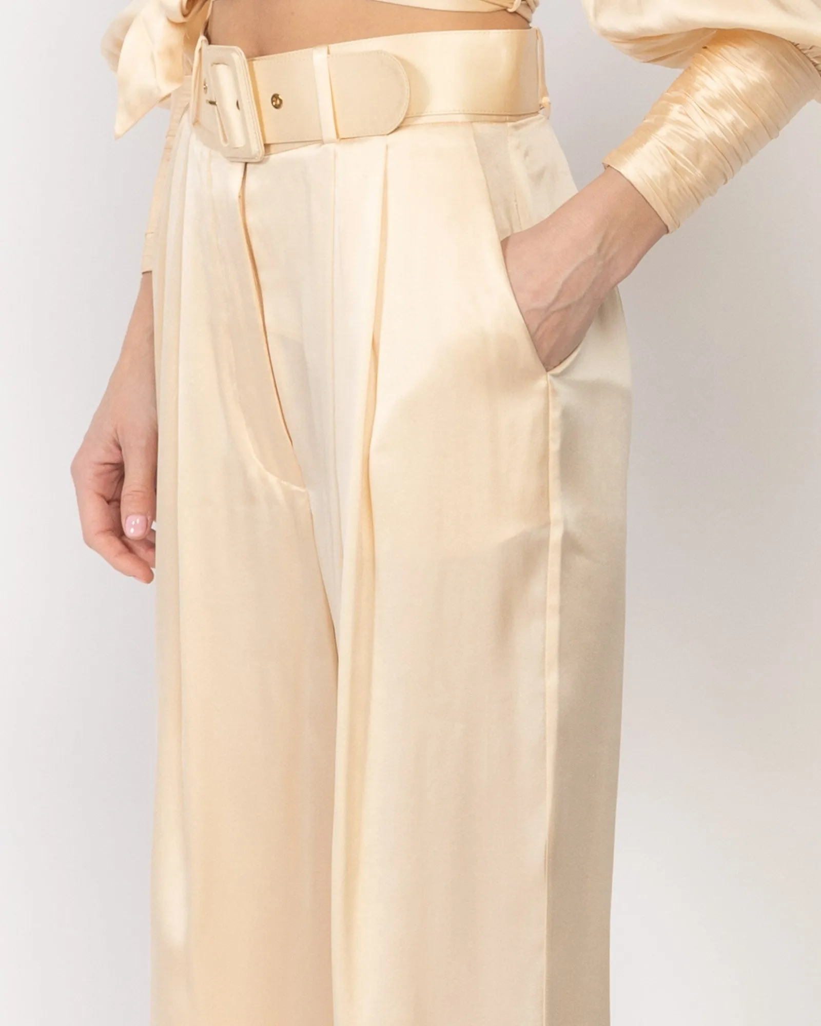 Silk Tuck Pant sold by TNT Fashion product image thumbnail 5
