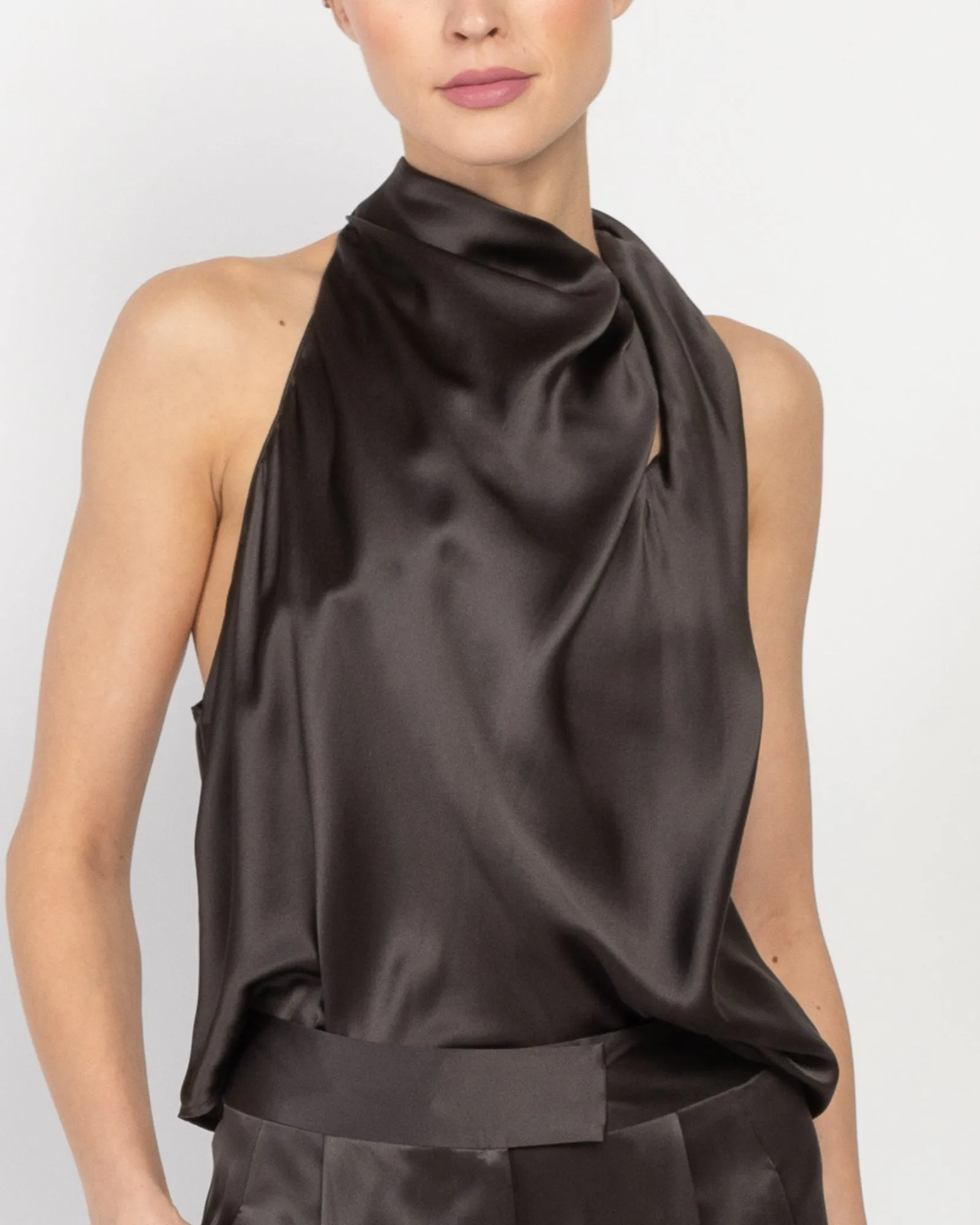 High Neck Drape Top sold by TNT Fashion product image thumbnail 5