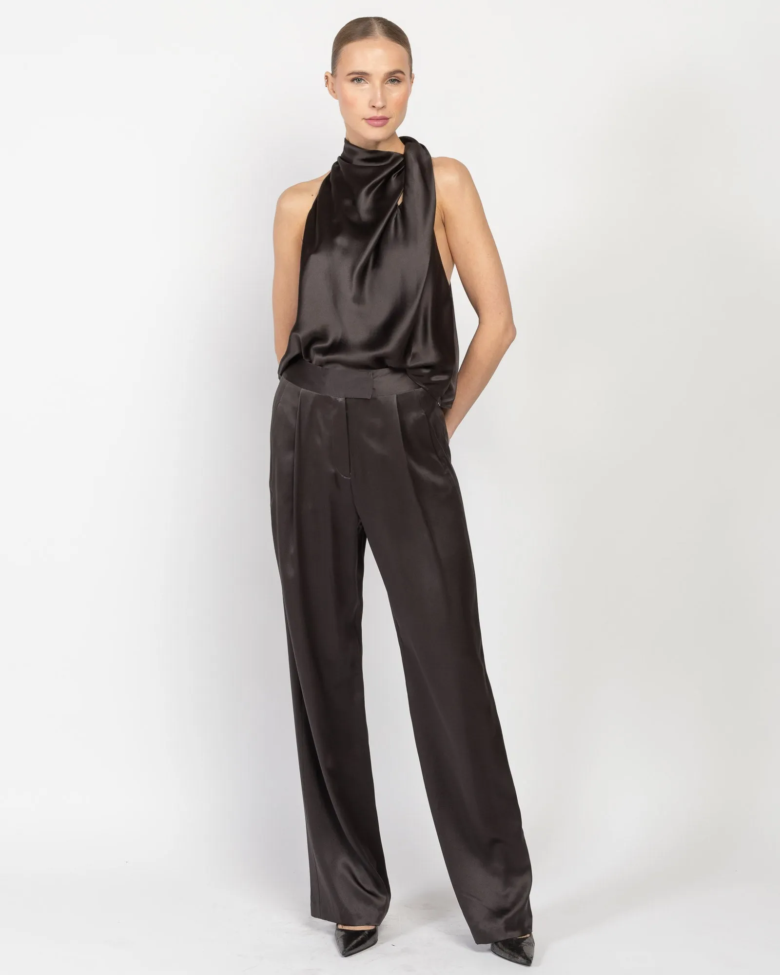 High Neck Drape Top sold by TNT Fashion product image thumbnail 2