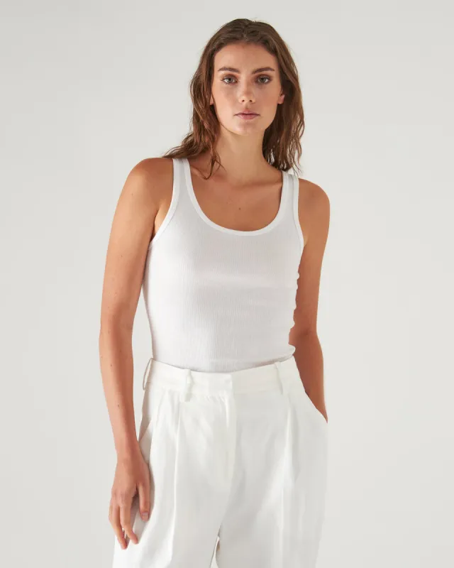 Scoop Ribbed Tank Top sold by TNT Fashion