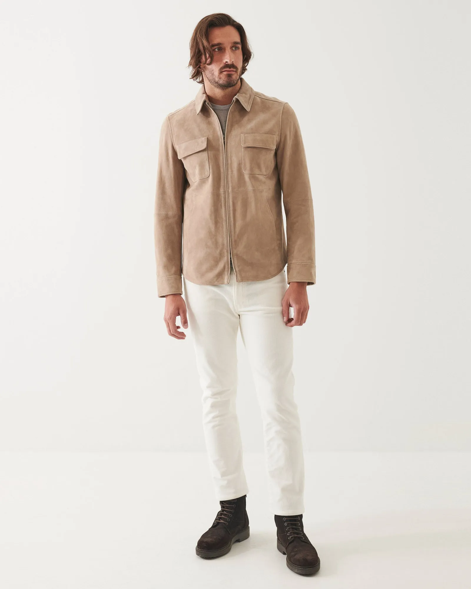 Goat Suede Shirt Jacket sold by TNT Fashion product image thumbnail 2