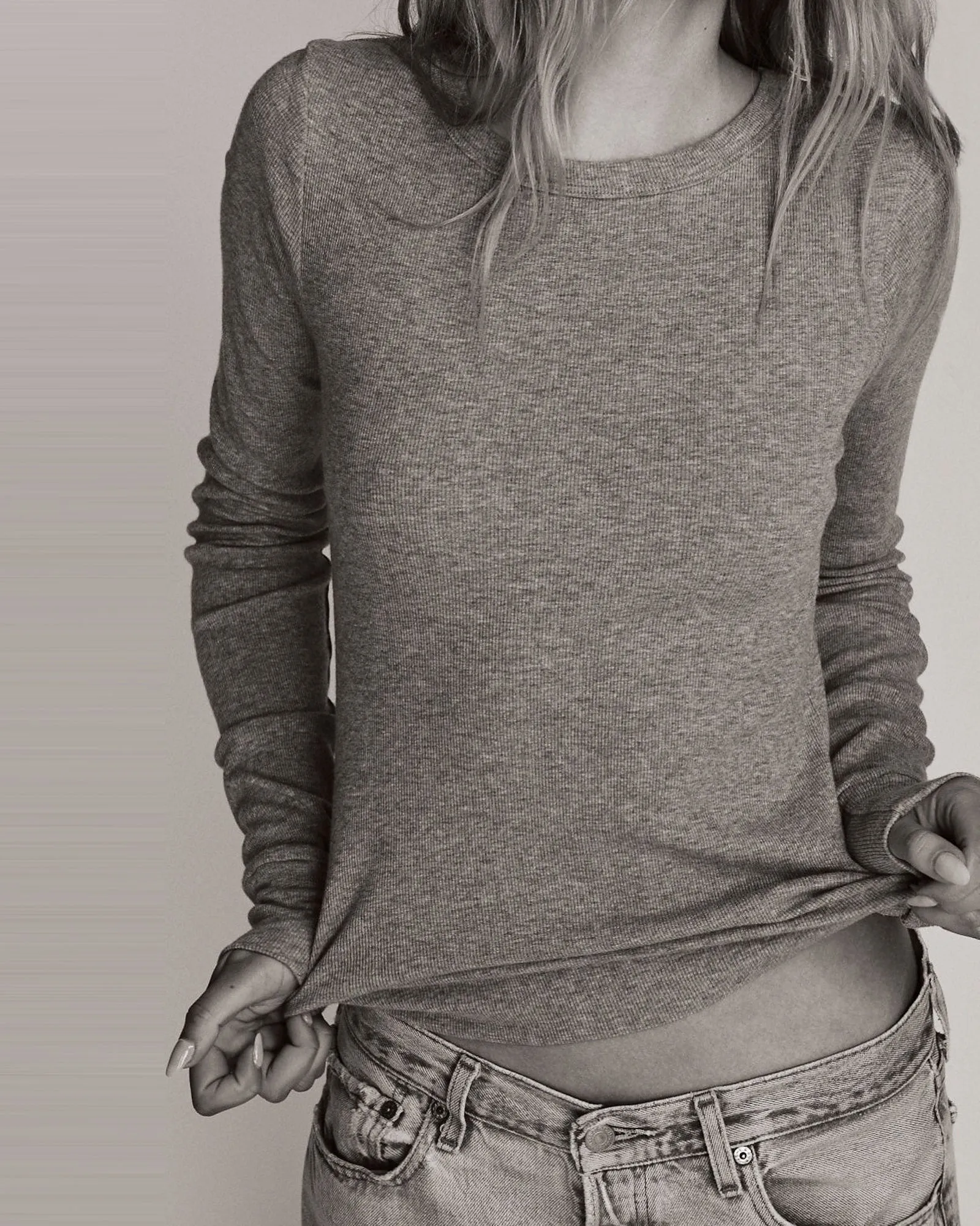 Long Sleeve Fitted Top sold by TNT Fashion product image thumbnail 3