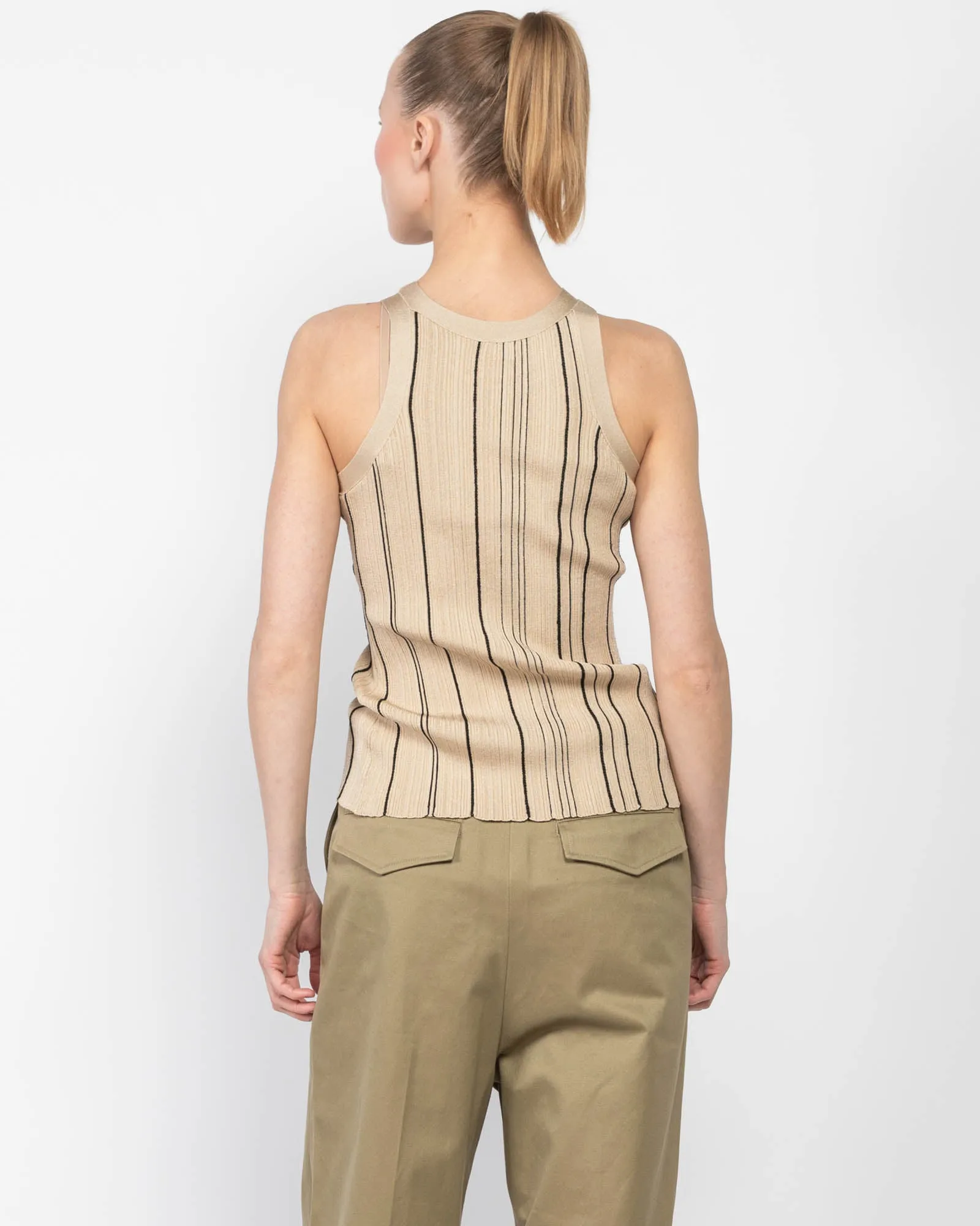 Curved Print Rib Tank sold by TNT Fashion product image thumbnail 3