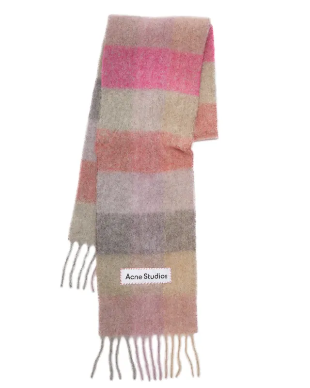 Mohair Checked Scarf sold by TNT Fashion