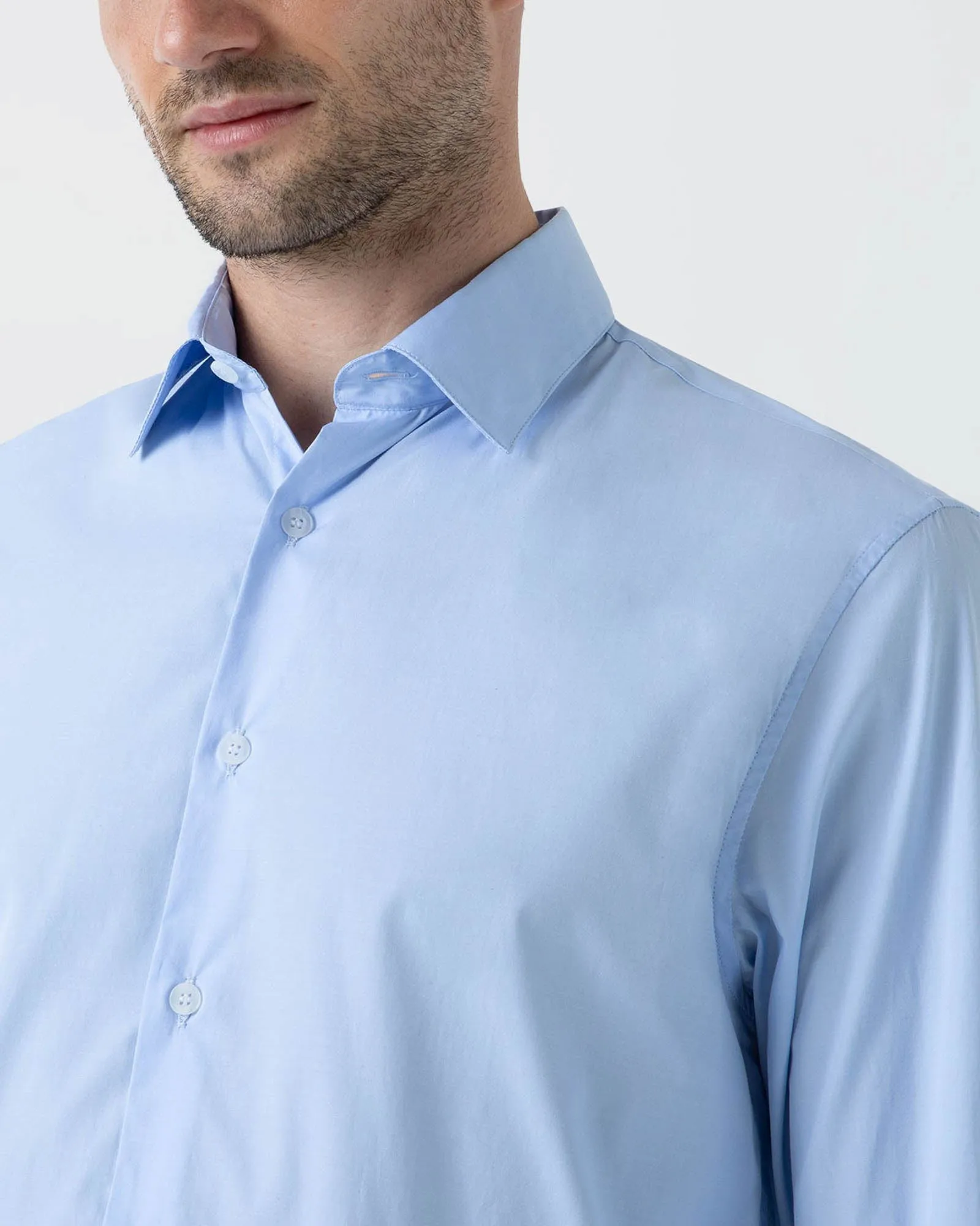 Cotton Stretch Long Sleeve Shirt sold by TNT Fashion product image thumbnail 4