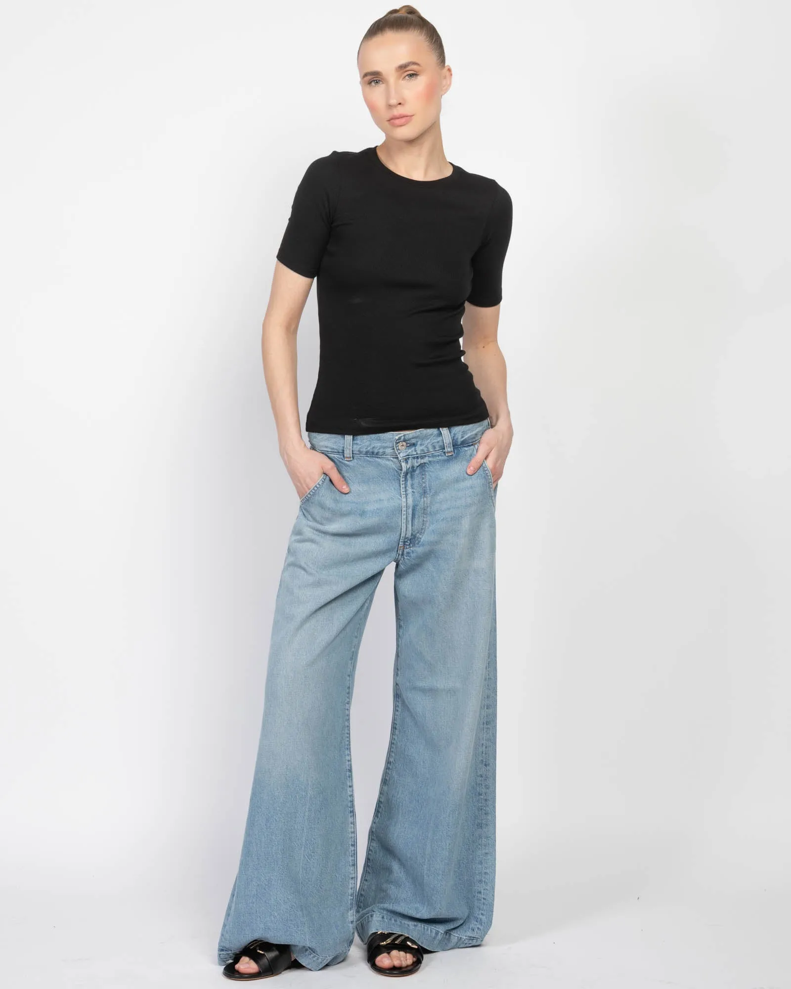 Rib Mock Neck Top sold by TNT Fashion product image thumbnail 2