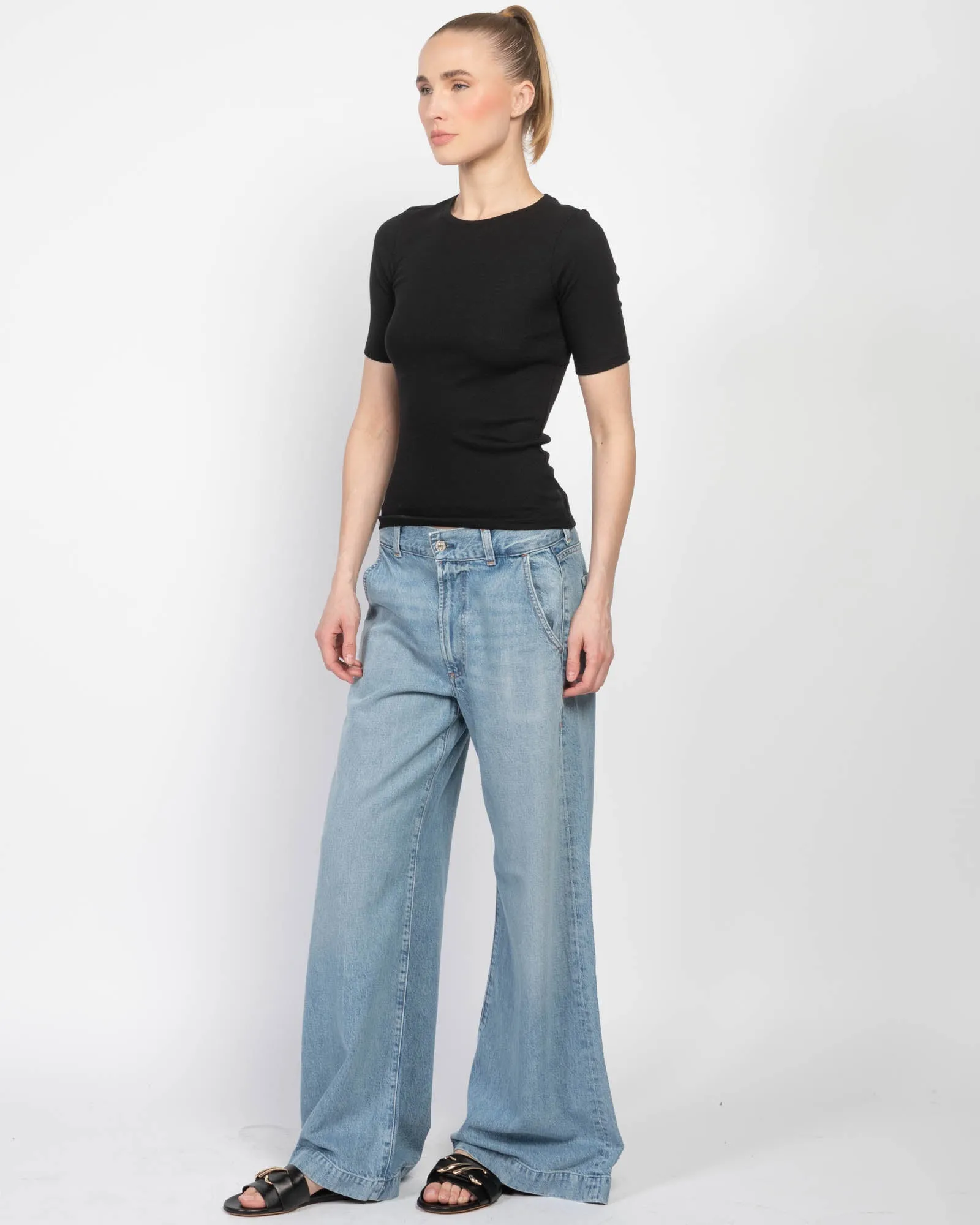 Rib Mock Neck Top sold by TNT Fashion product image thumbnail 4